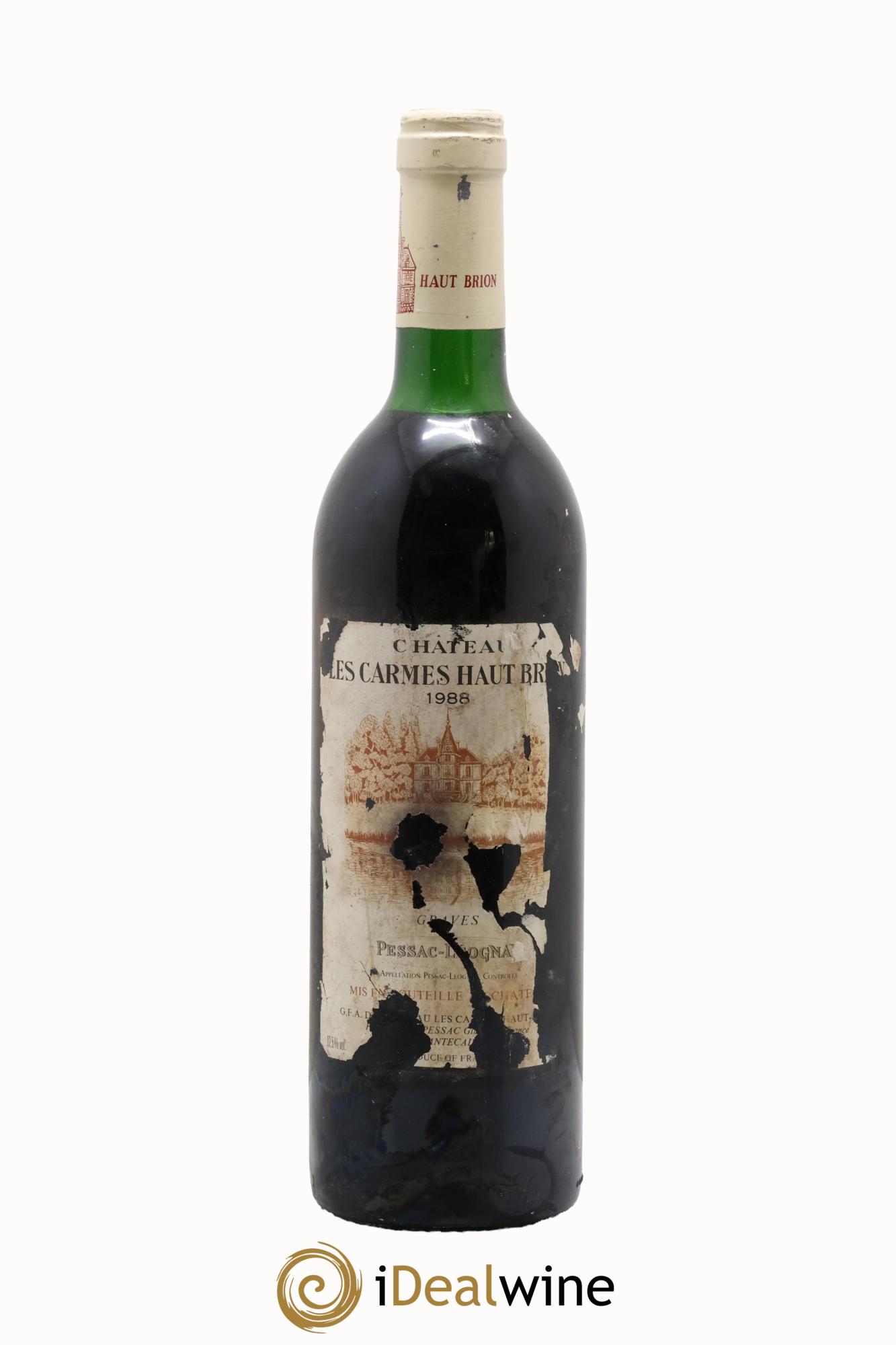 Château Les Carmes Haut-Brion 1988 - Lot de 1 bouteille - 0