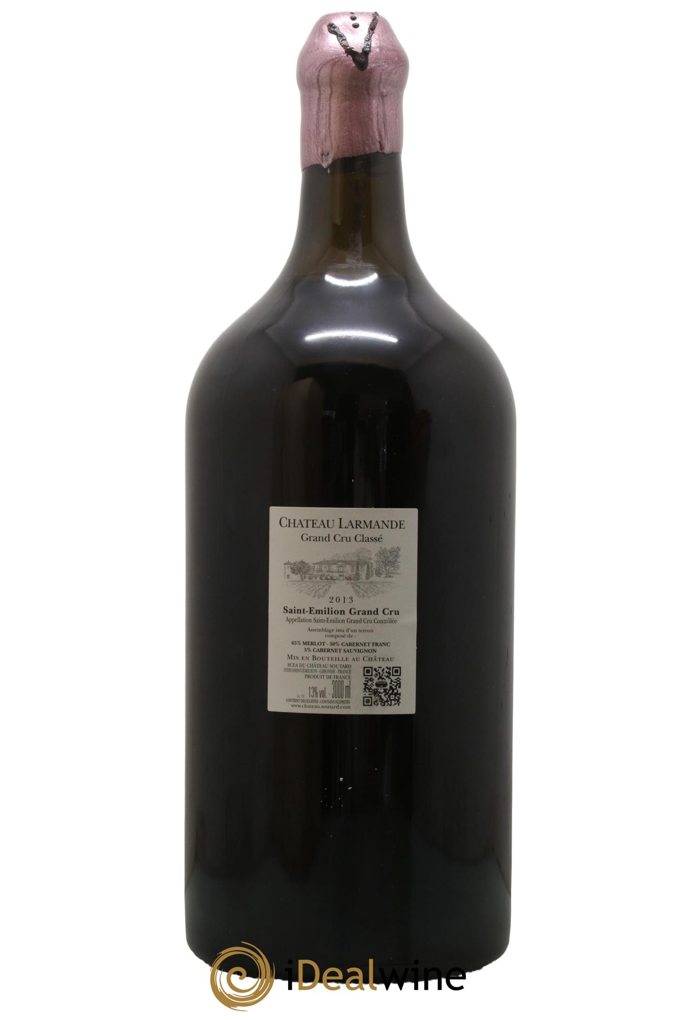 Château Larmande Grand Cru Classé 2013 - Lotto di 1 jéroboam - 2