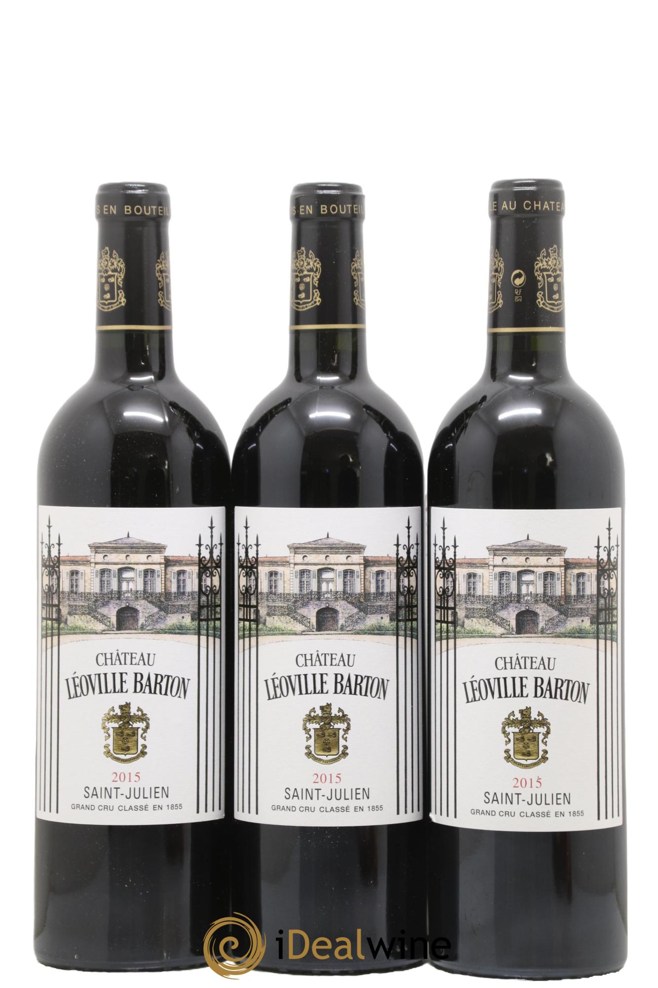Château Léoville Barton 2ème Grand Cru Classé 2015 - Lot de 6 bouteilles - 2