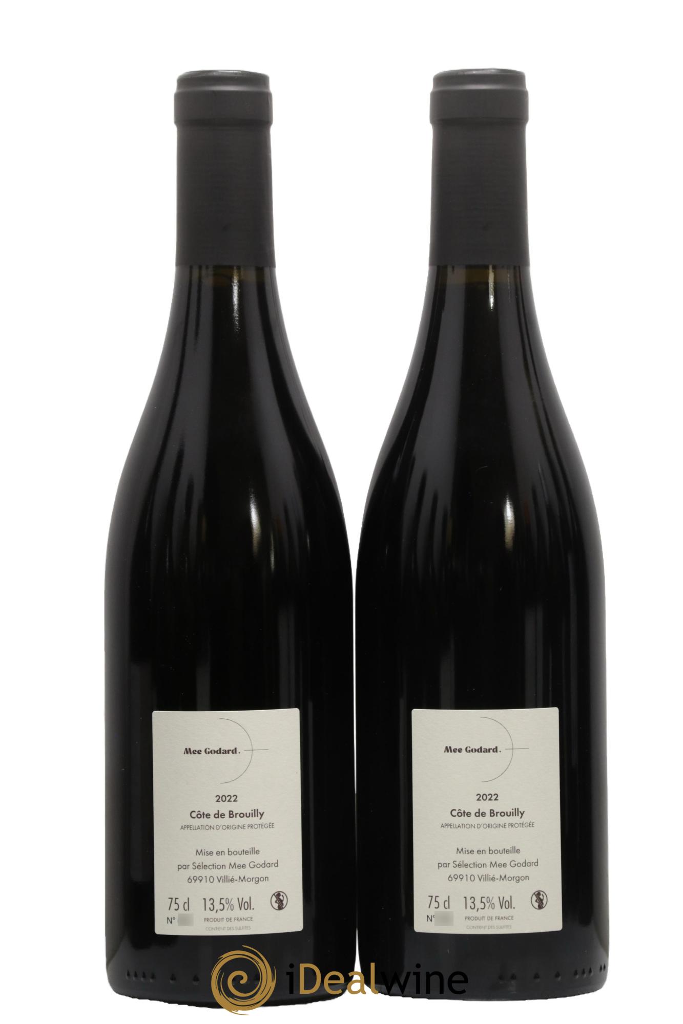 Côte de Brouilly Metamorphose Domaine Mee Godard 2022 - Lot de 2 bouteilles - 1