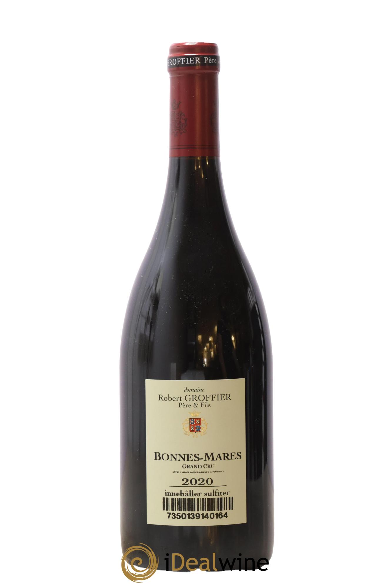 Bonnes-Mares Grand Cru Robert Groffier Père & Fils (Domaine) 2020 - Lot de 1 bouteille - 1