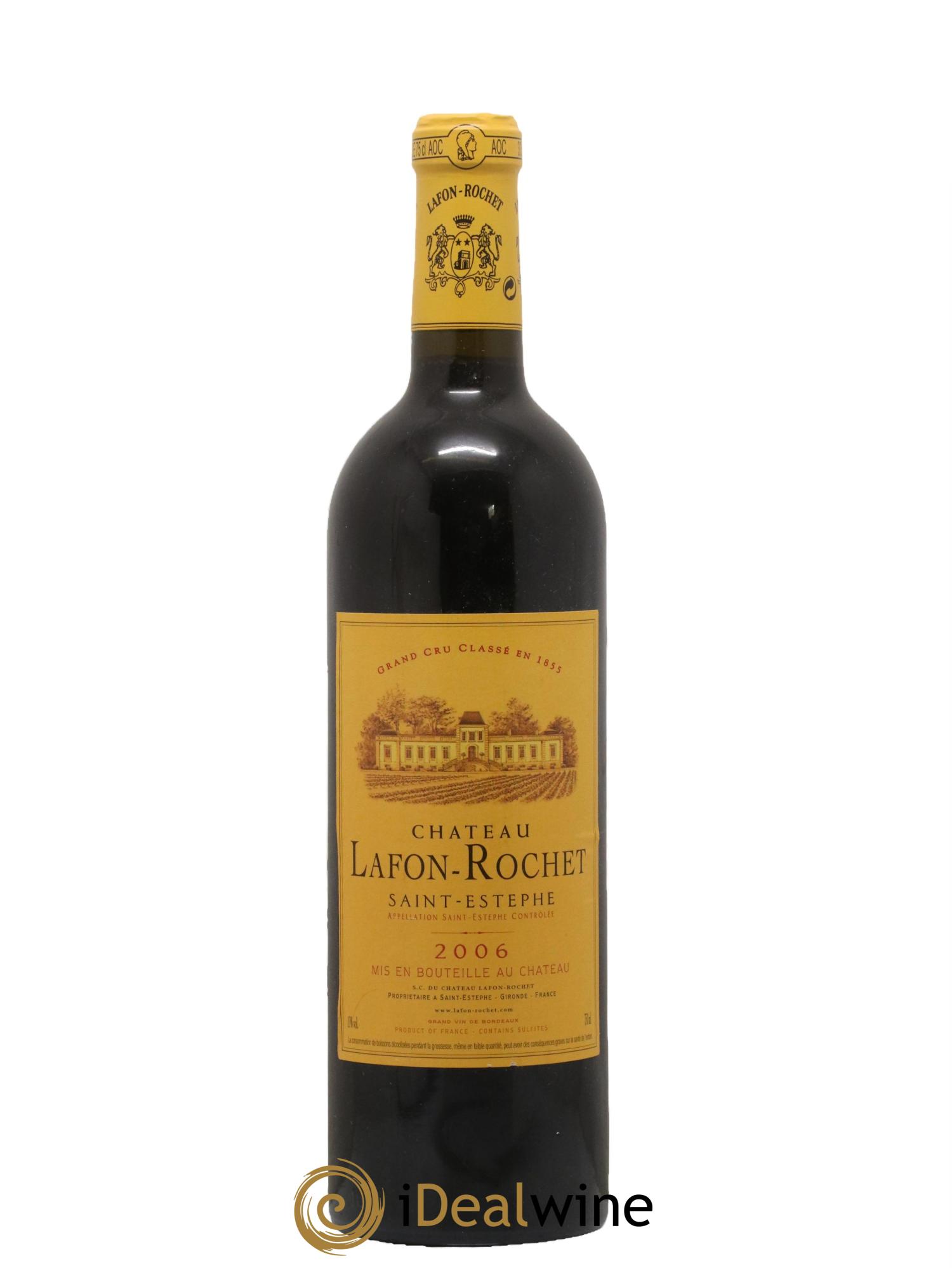 Château Lafon Rochet 4ème Grand Cru Classé 2006 - Lot de 1 bouteille - 0