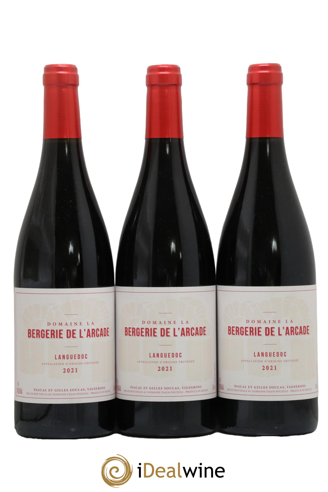 Languedoc La Bergerie de l'Arcade (Domaine) 2021 - Lot de 3 bouteilles - 0