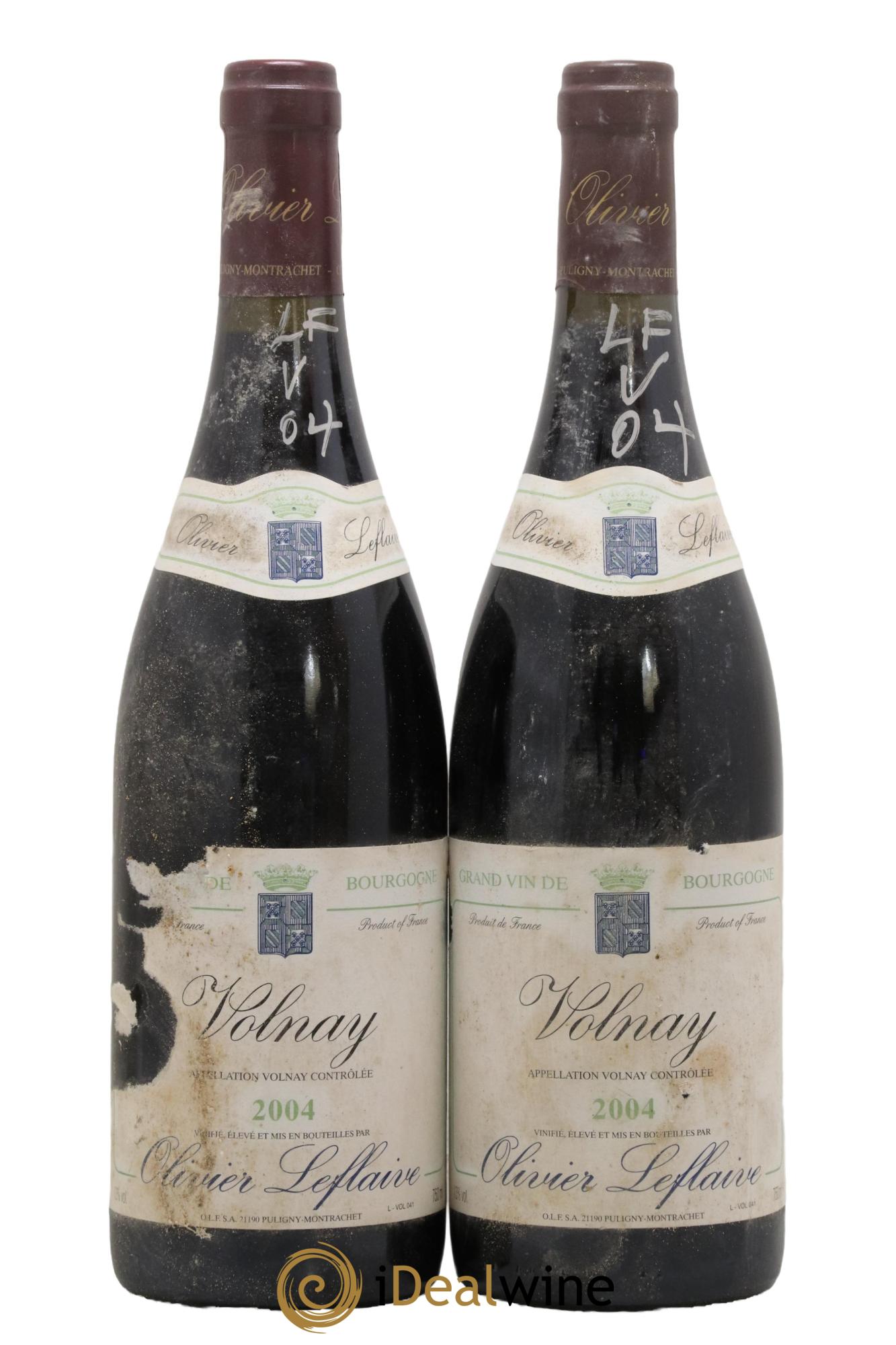 Volnay Olivier Leflaive 2004 - Lot de 2 bouteilles - 0