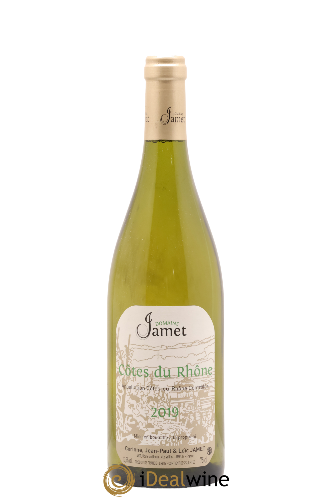 Côtes-du-Rhône Jamet (Domaine) 2019 - Lot de 1 bouteille - 0