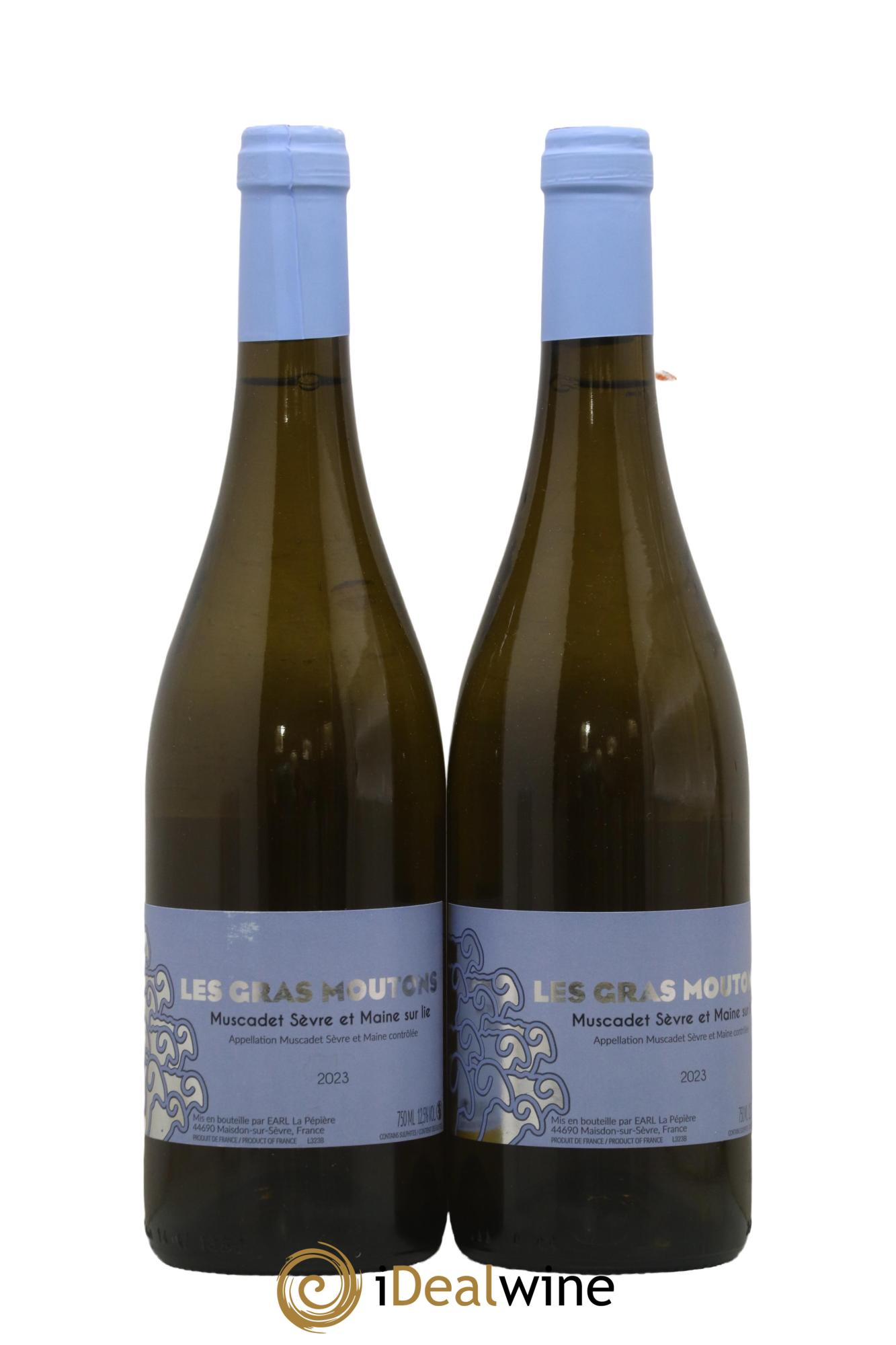 Muscadet-Sèvre-et-Maine Sur Lie Gras Moutons Domaine de la Pepière 2023 - Lot de 2 bouteilles - 0