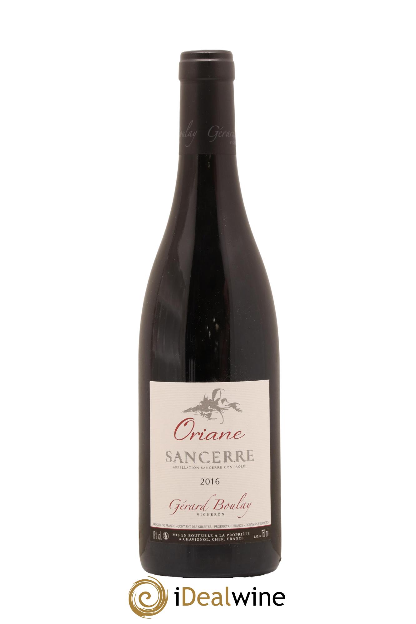 Sancerre Oriane Gérard Boulay 2016 - Lot de 1 bouteille - 0