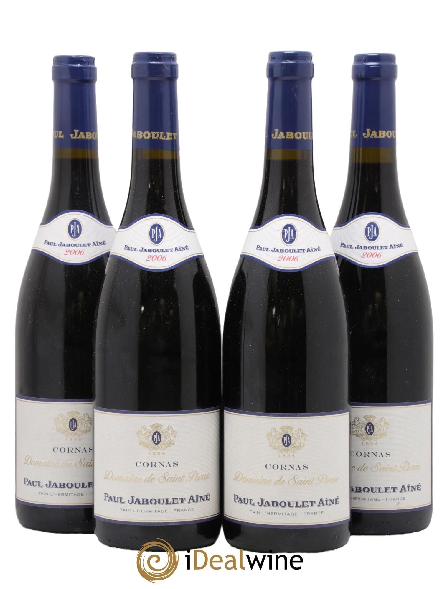 Cornas Domaine de Saint-Pierre Paul Jaboulet Ainé 2006 - Lot de 4 bouteilles - 0