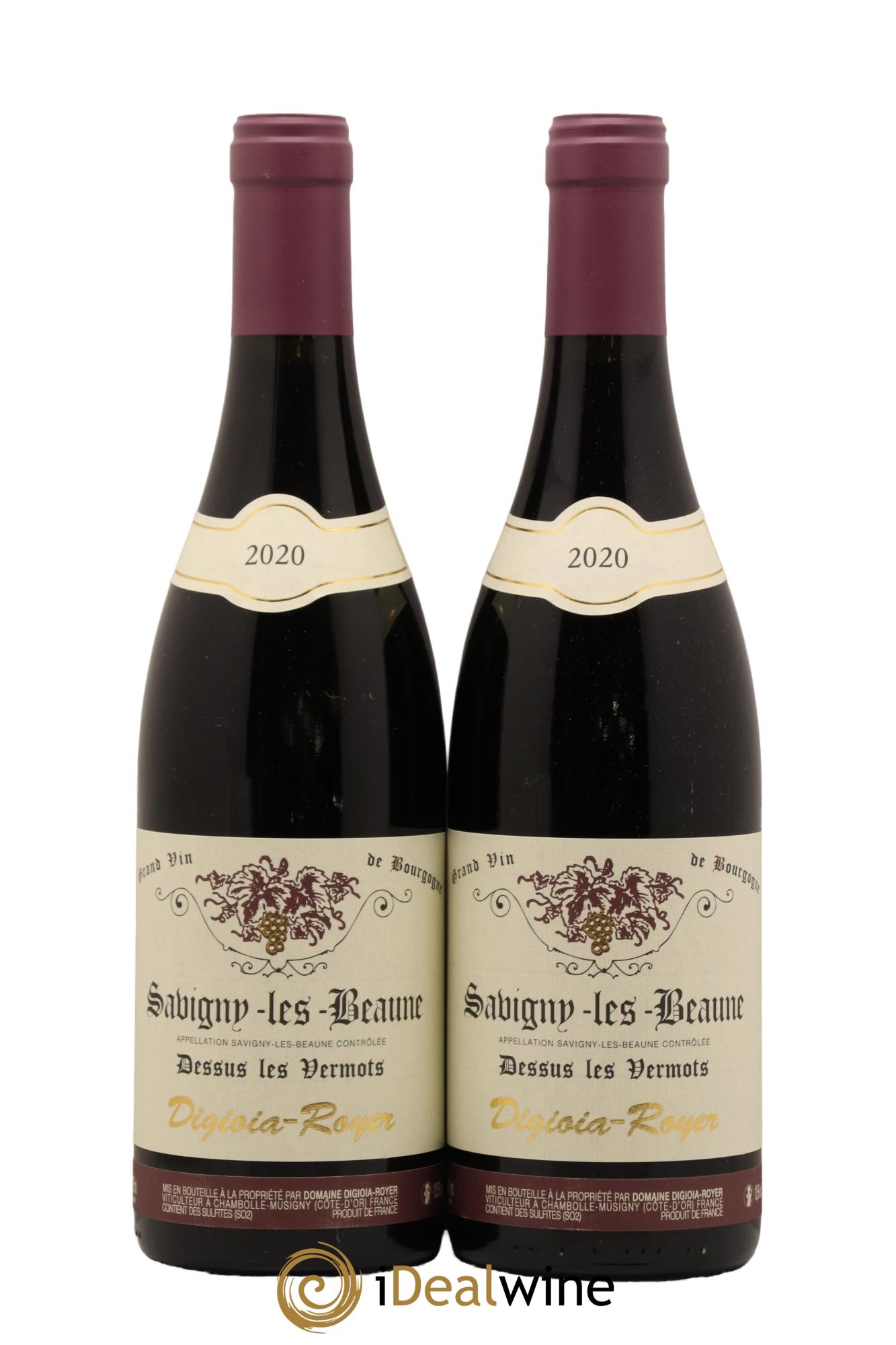 Savigny-lès-Beaune Dessus Vermots Domaine Digioia Royer 2020 - Lot de 2 bouteilles - 0