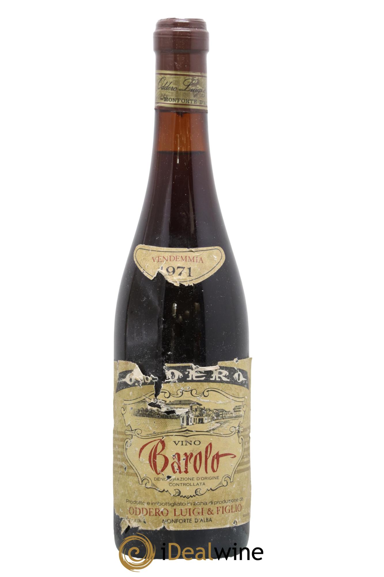 Barolo Oddero 1971 - Lot of 1 bottle - 0