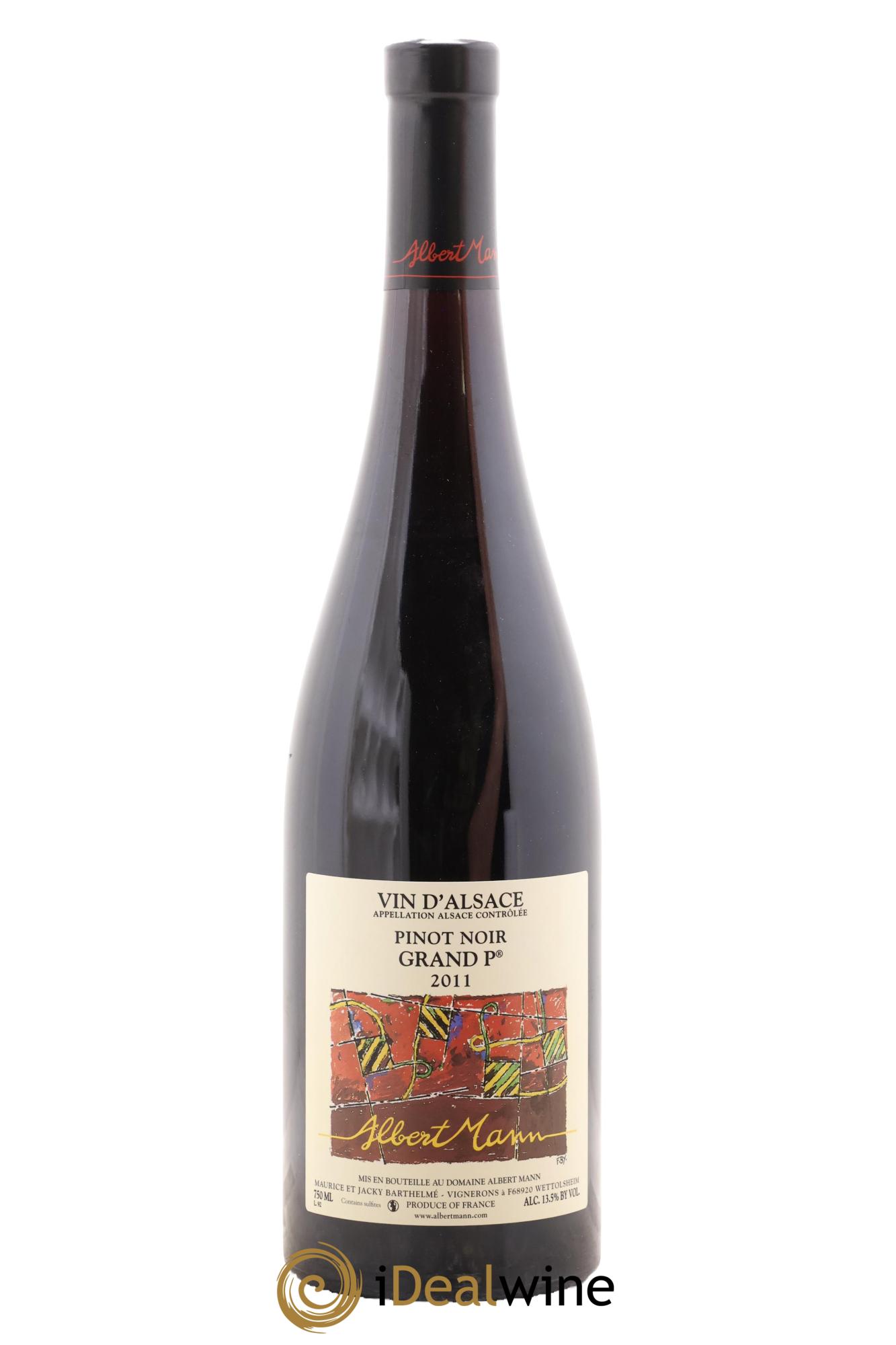 Alsace Pinot Noir Grand P Albert Mann 2011 - Posten von 1 Flasche - 0