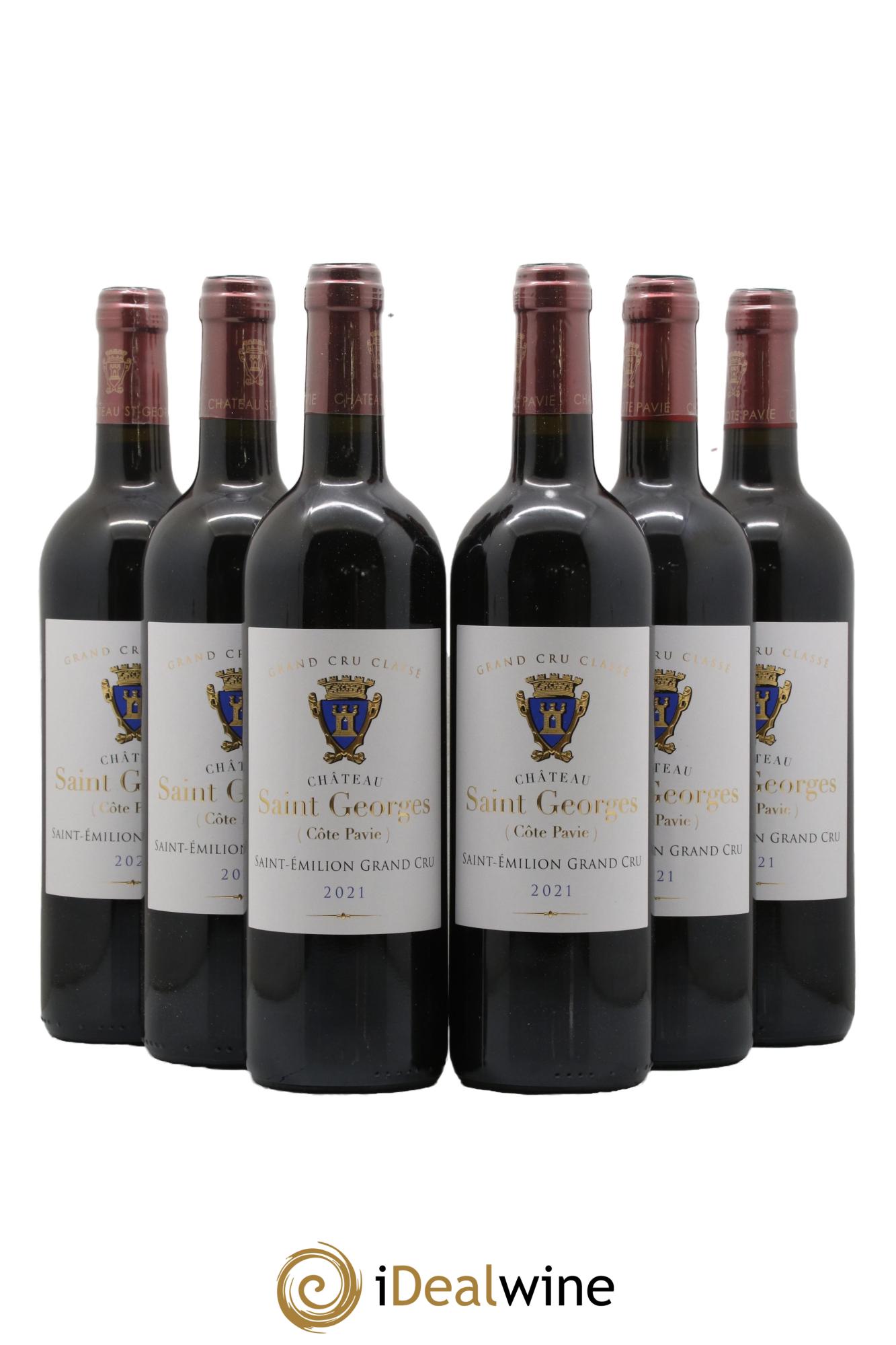 Château Saint-Georges Côte Pavie Grand Cru Classé 2021 - Lotto di 6 bottiglie - 0