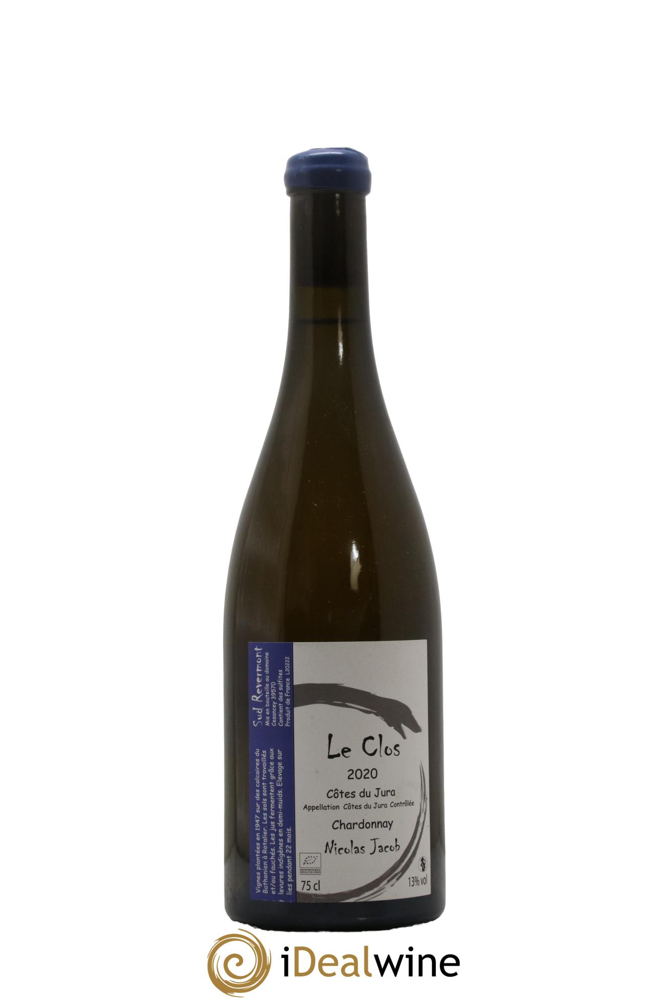 Côtes du Jura Chardonnay Le Clos Nicolas Jacob 2020 - Lot de 1 bouteille - 0