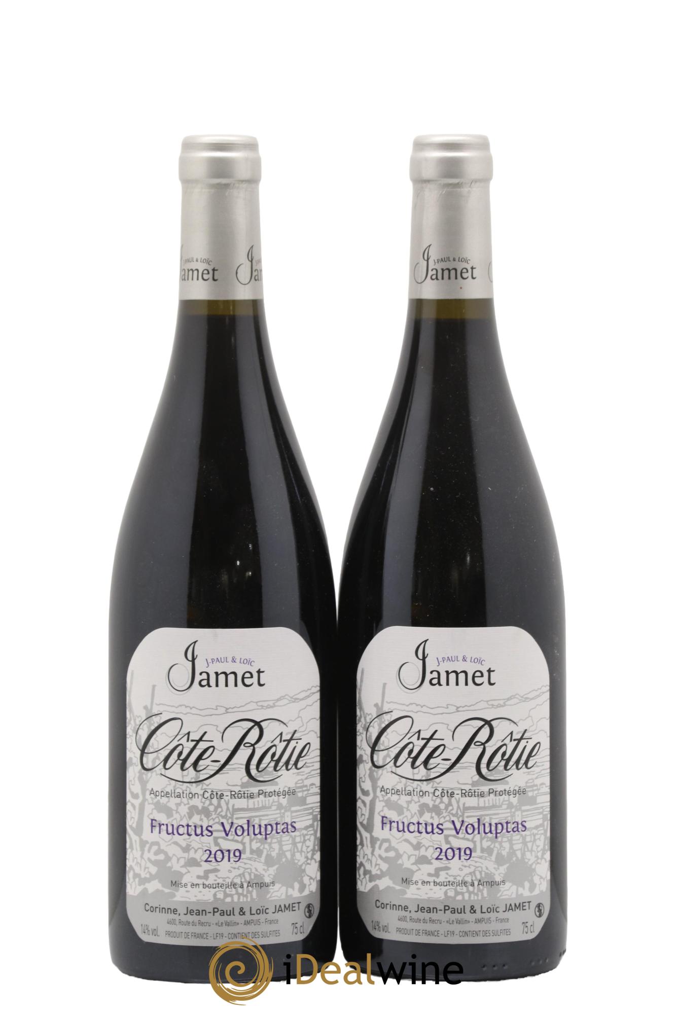 Côte-Rôtie Fructus Voluptas Jamet (Domaine) 2019 - Lot of 2 bottles - 0