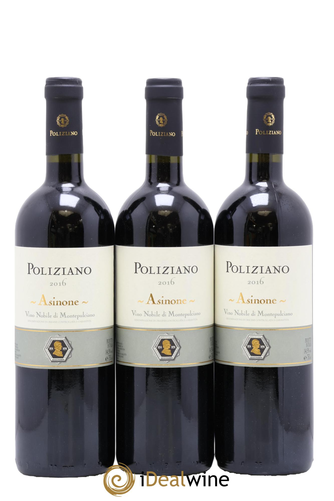 Vino Nobile di Montepulciano DOCG Asinone Poliziano 2016 - Lot de 3 bouteilles - 0