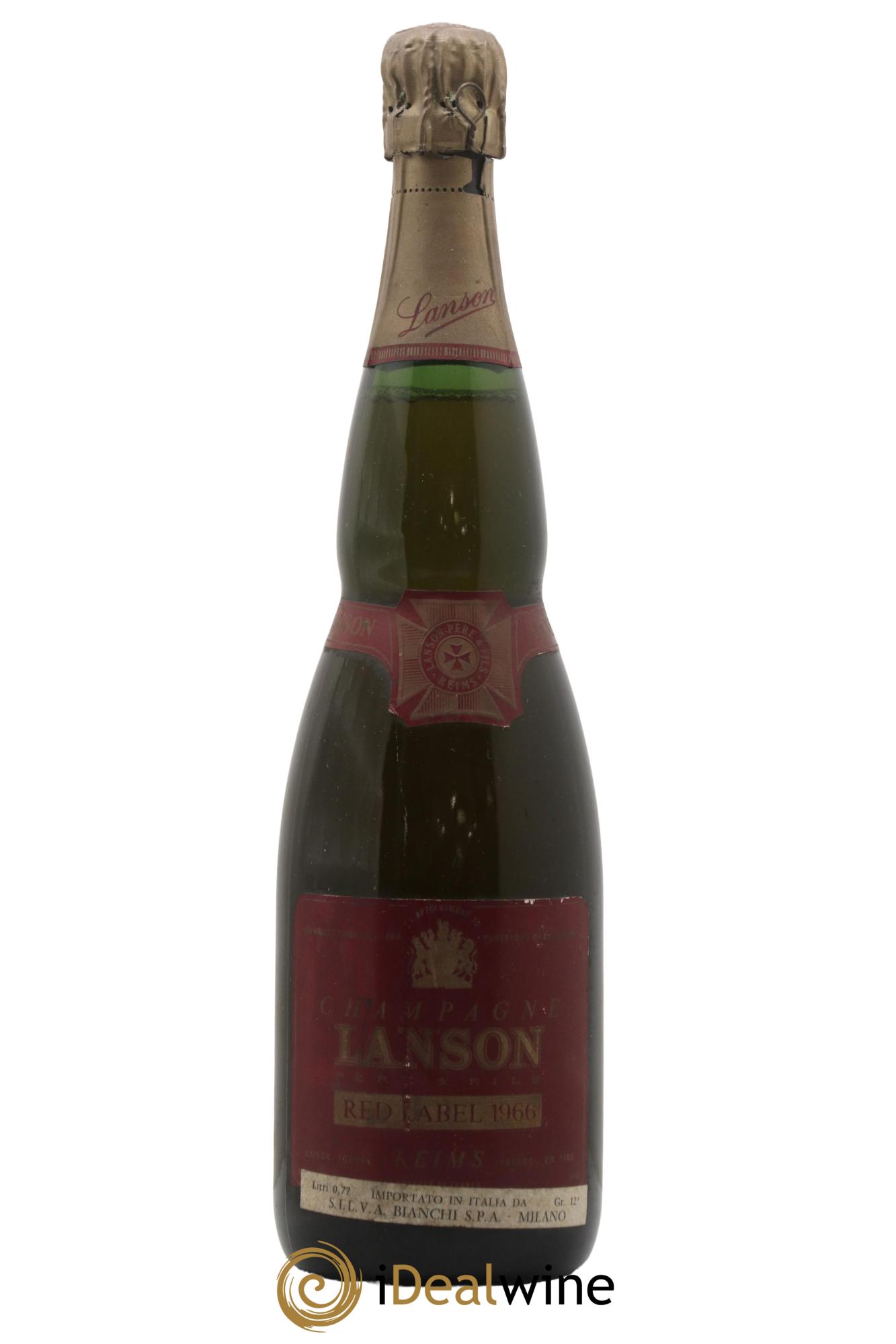 Cuvée Red Label Lanson 1966 - Lot of 1 bottle - 0