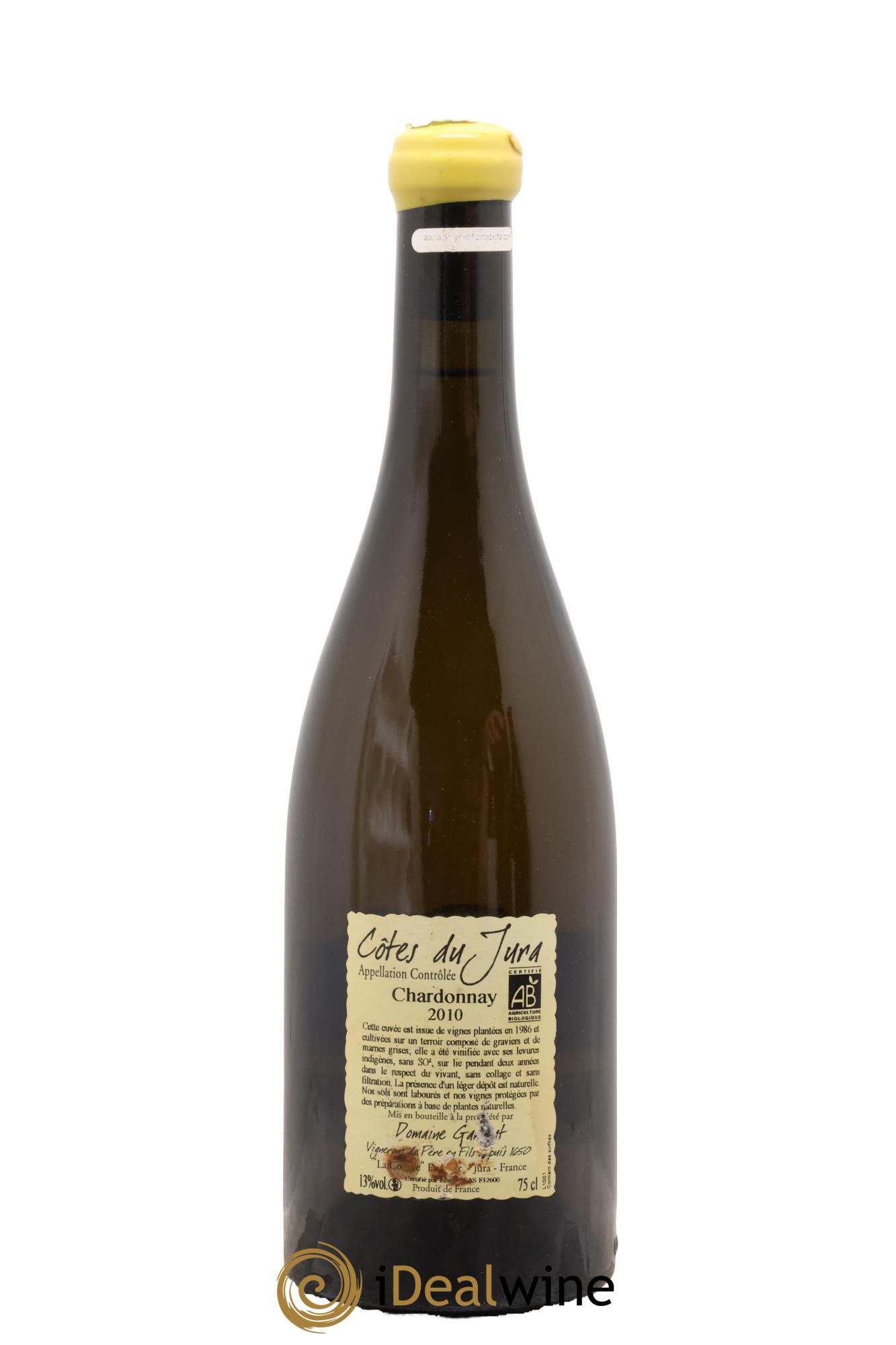 Côtes du Jura Cuvée Florine Jean-François Ganevat (Domaine) 2010 - Lot de 1 bouteille - 1