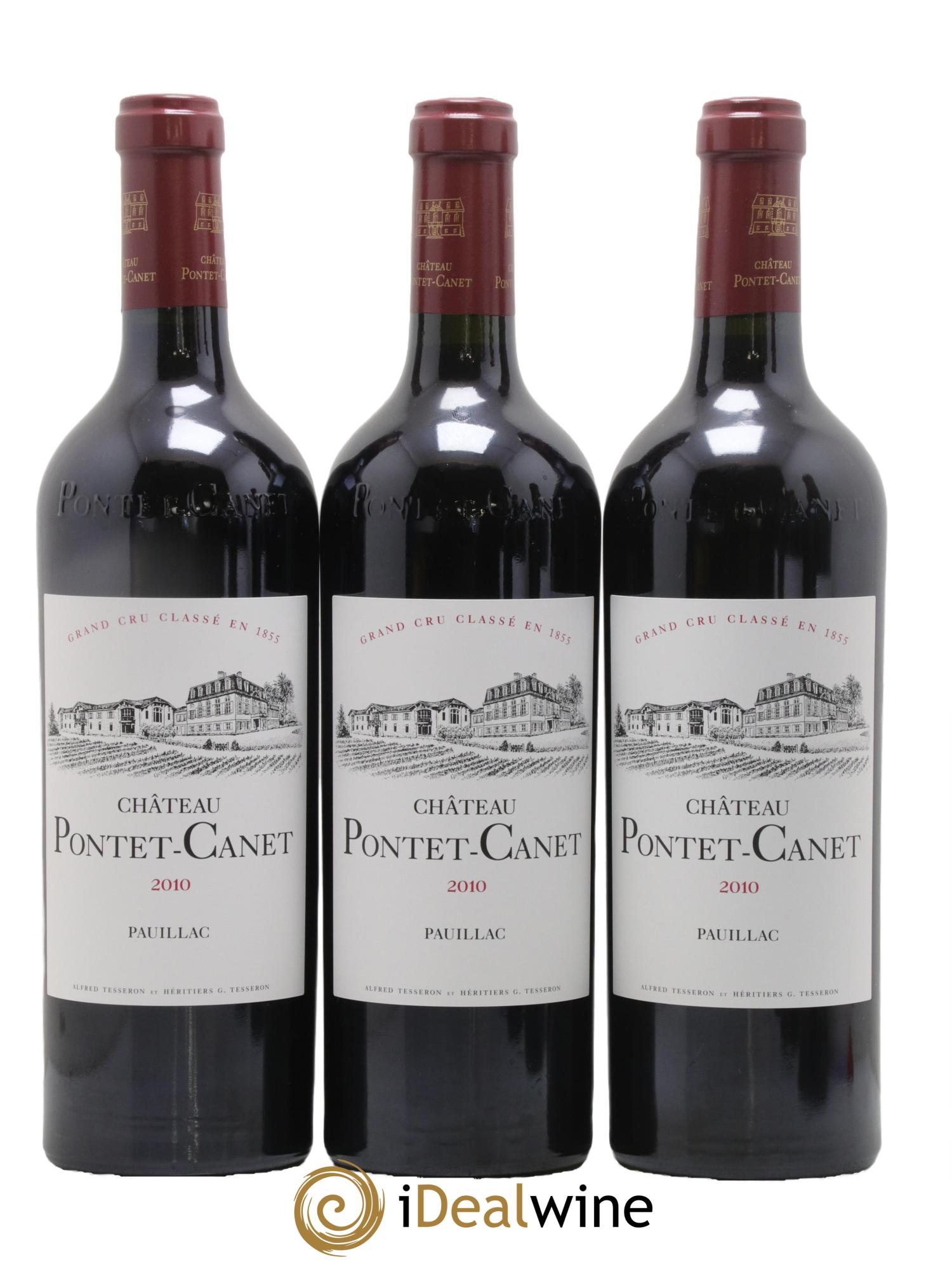 Château Pontet Canet 5ème Grand Cru Classé 2010 - Lotto di 6 bottiglie - 3