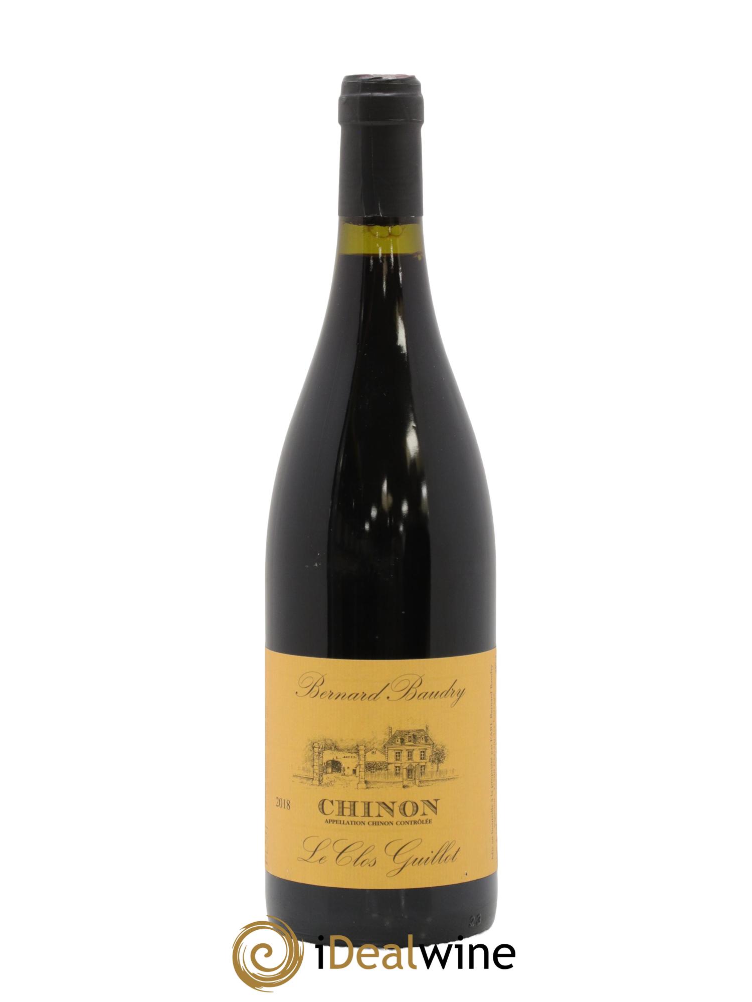 Chinon Le Clos Guillot Bernard Baudry 2018 - Lot de 1 bouteille - 0