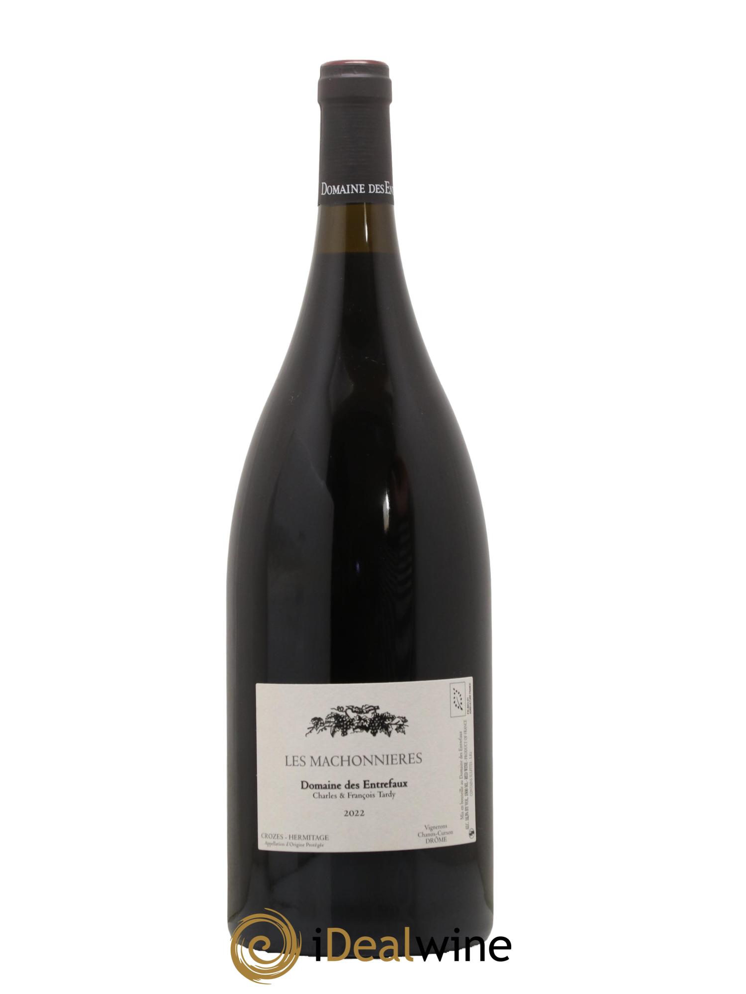 Crozes-Hermitage Les Machonnières Domaine des Entrefaux 2022 - Lot de 1 magnum - 0