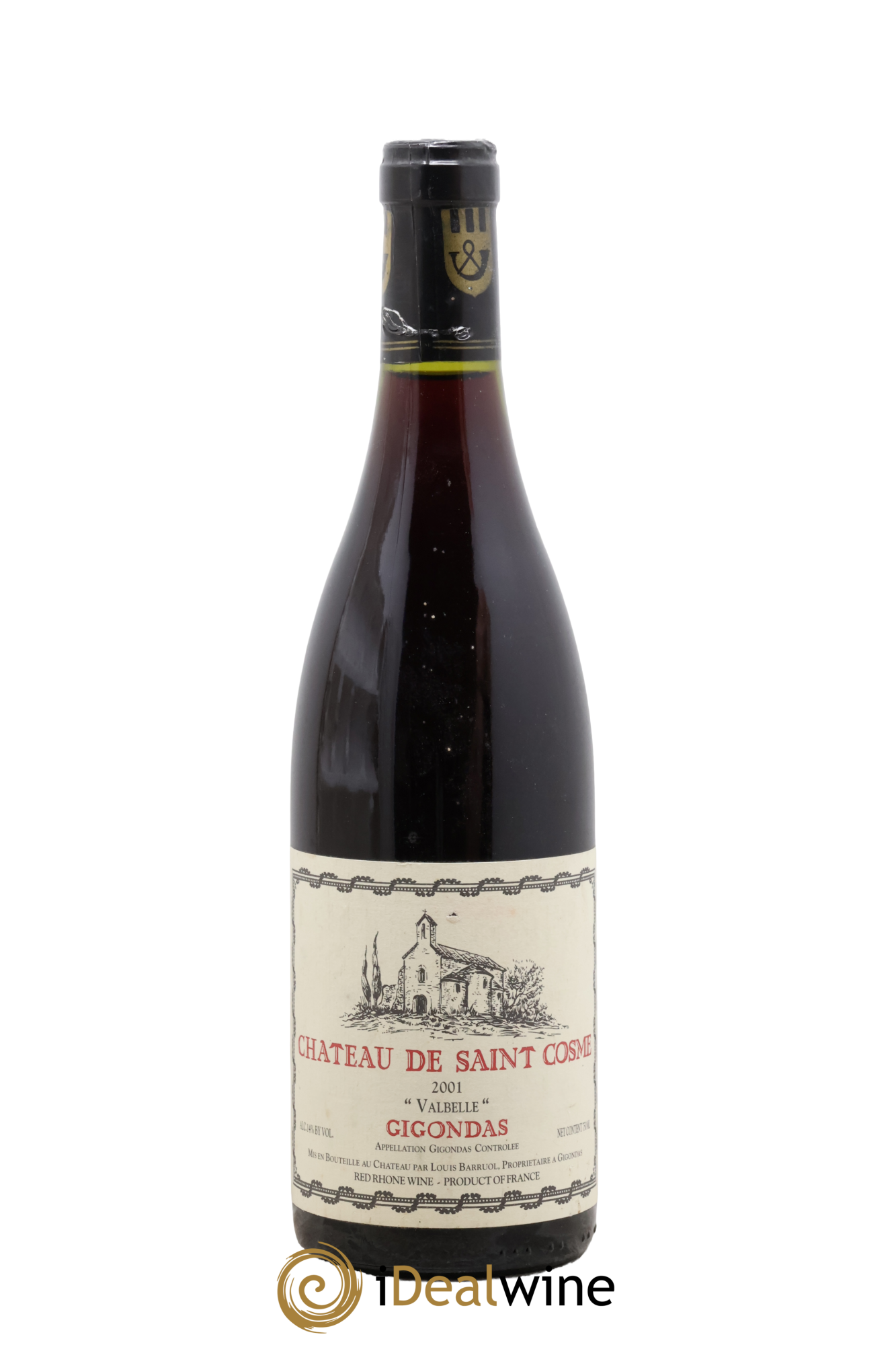 Gigondas Valbelle Saint Cosme 2001 - Posten von 1 Flasche - 0
