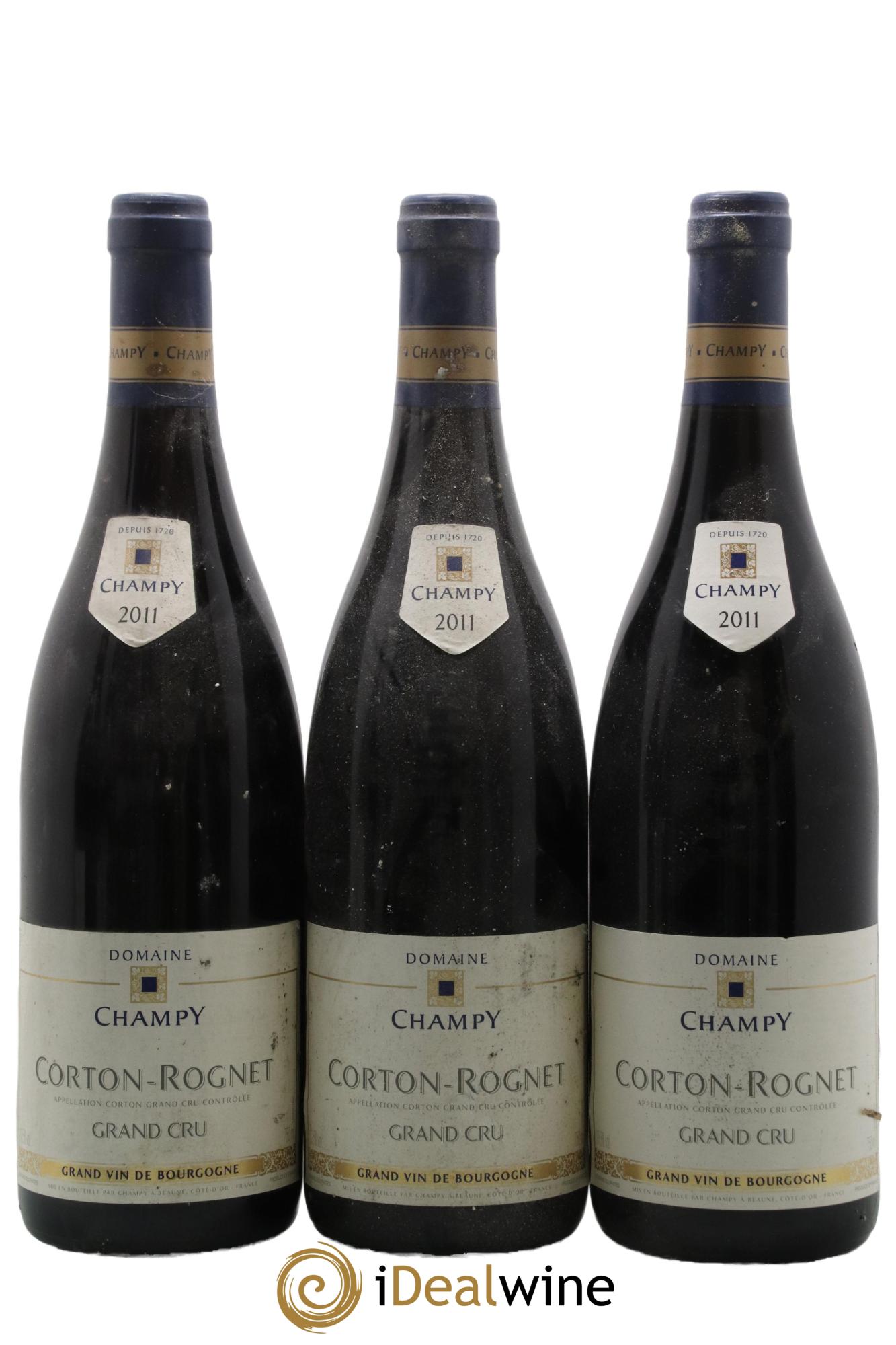 Corton Grand Cru Le Rognet Maison Champy 2011 - Lot de 3 bouteilles - 0