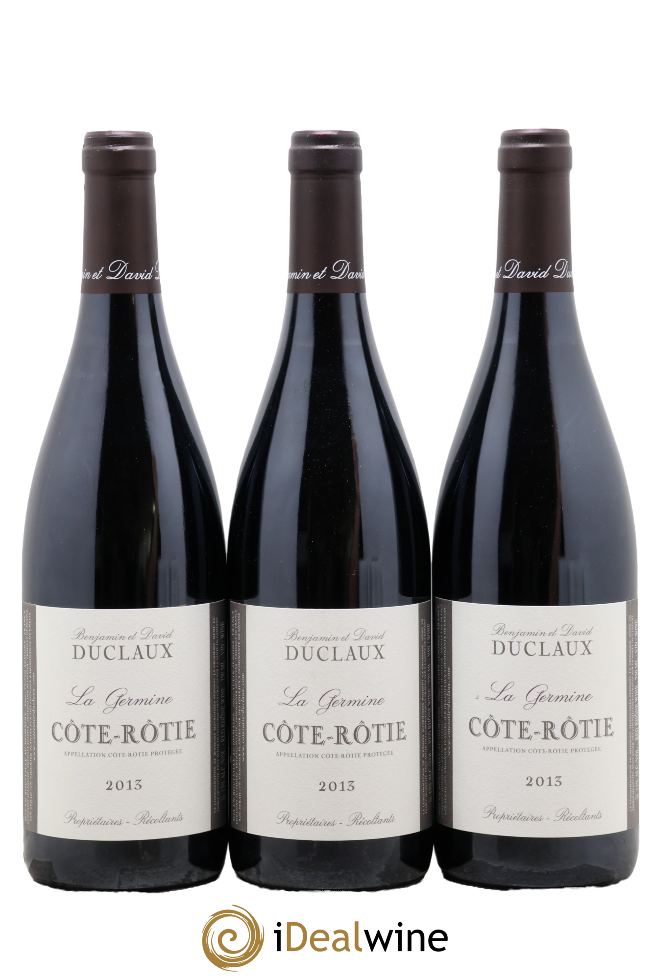 Côte-Rôtie La Germine Domaine Duclaux 2013 - Lot of 3 bottles - 0