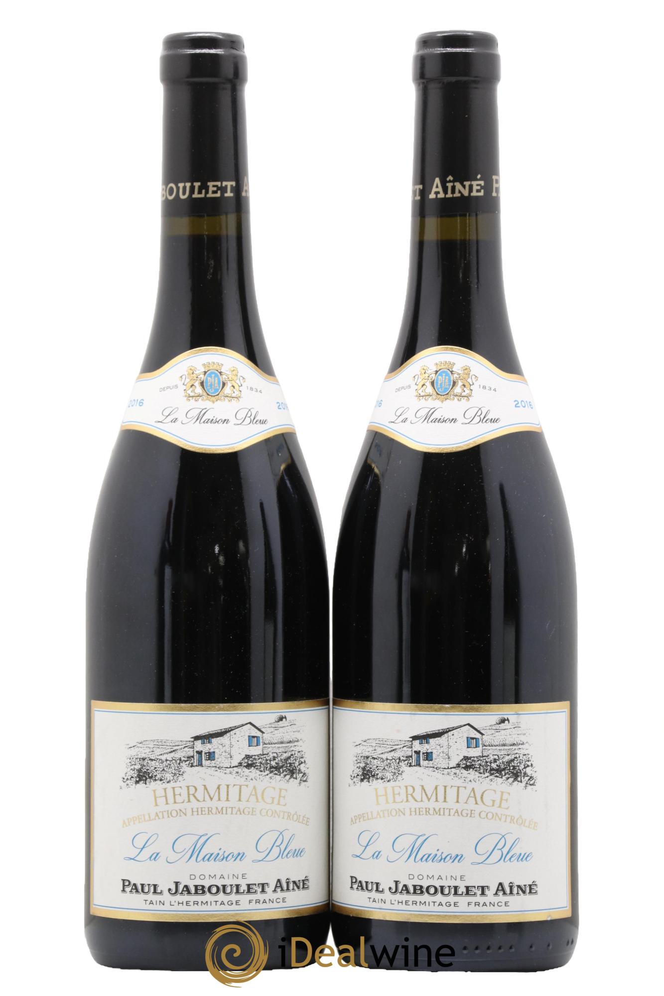 Hermitage La Maison Bleue Paul Jaboulet Ainé 2016 - Lot de 2 bouteilles - 0