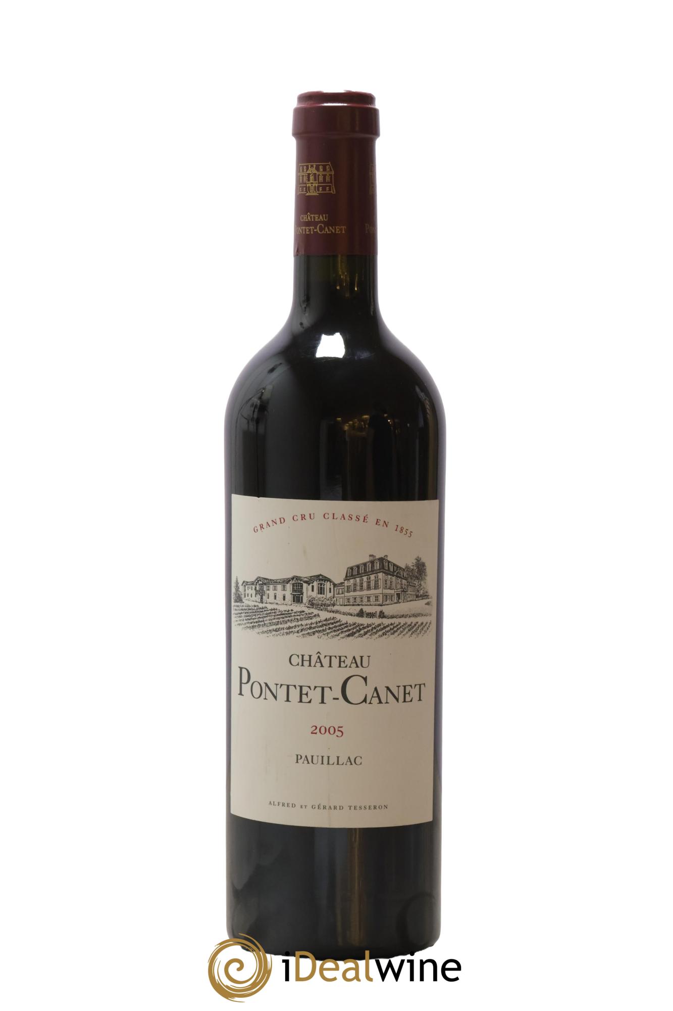 Château Pontet Canet 5ème Grand Cru Classé 2005 - Lot de 1 bouteille - 0