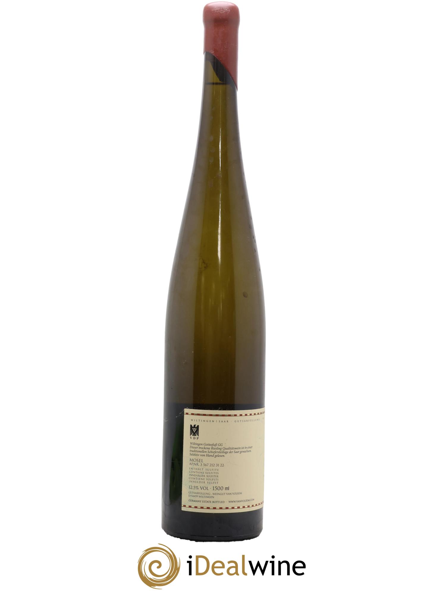 Allemagne Mosel-Saar Riesling Grand Cru Gottesfuss Alte Reben Van Volxem 2021 - Lotto di 1 magnum - 1