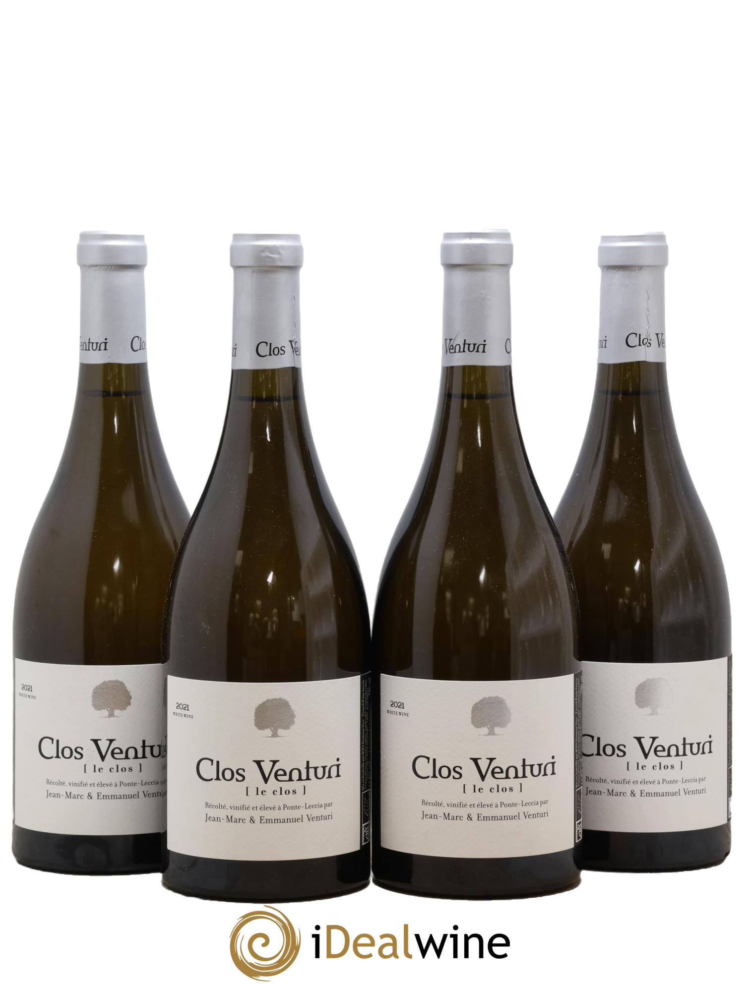 Vin de Corse Clos Venturi Le Clos 2021 - Lotto di 4 bottiglie - 0