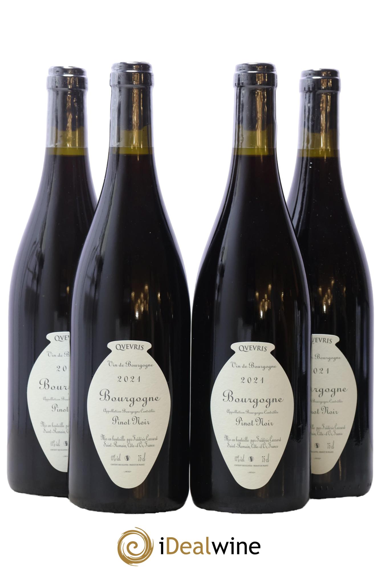 Bourgogne Bedeau Qvevris Domaine de Chassorney - Frédéric Cossard 2021 - Lot de 4 bouteilles - 1