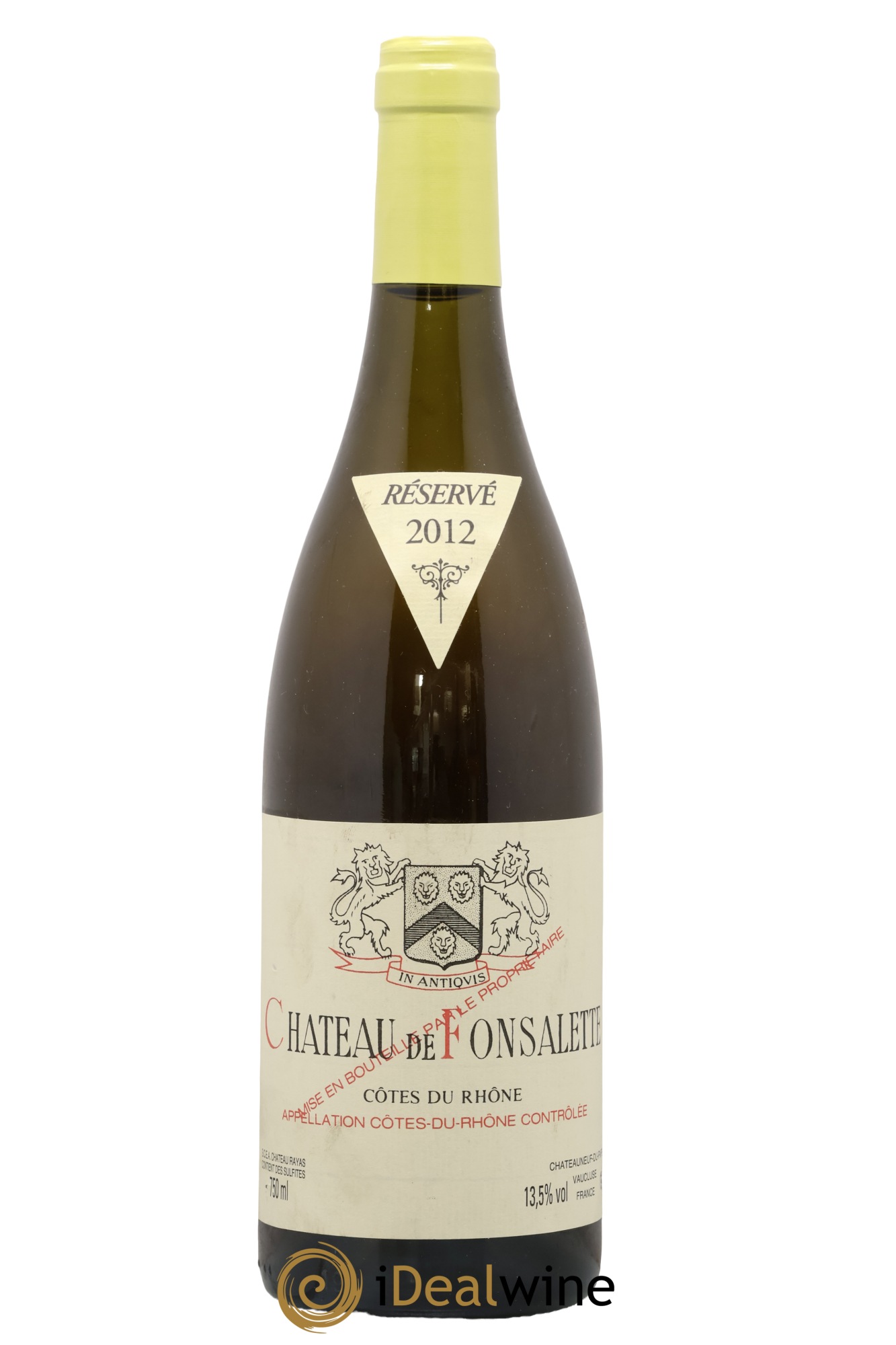 Côtes-du-Rhône Château de Fonsalette Emmanuel Reynaud 2012 - Lot of 1 bottle - 0