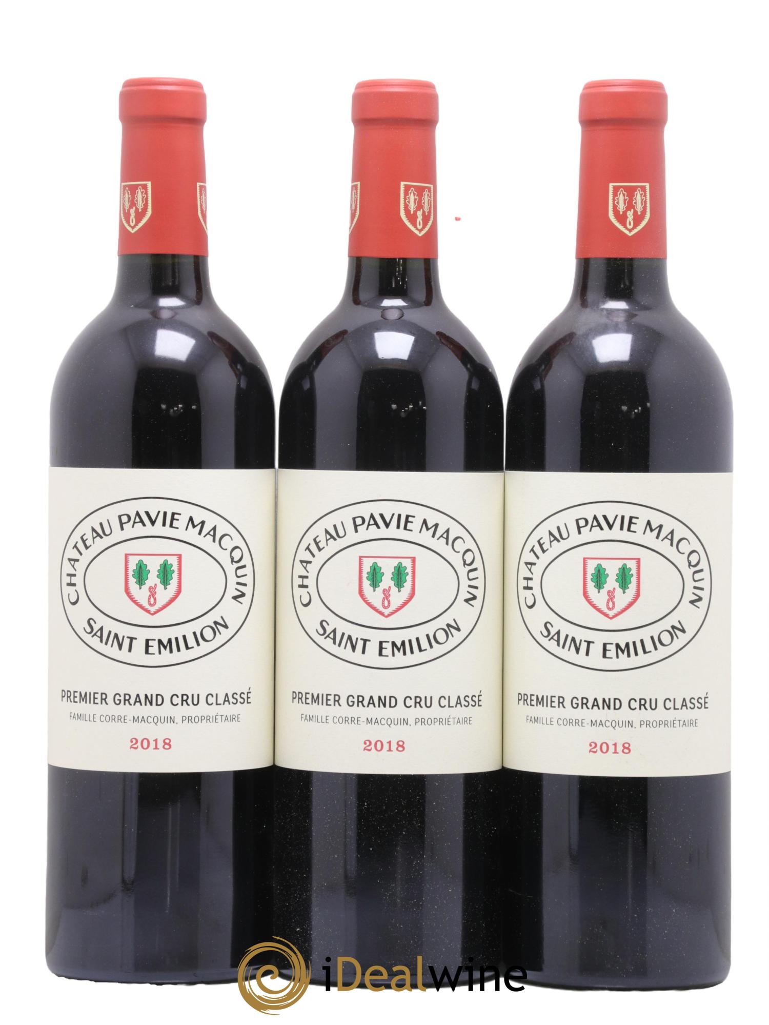 Château Pavie Macquin 1er Grand Cru Classé B 2018 - Lot de 6 bouteilles - 1