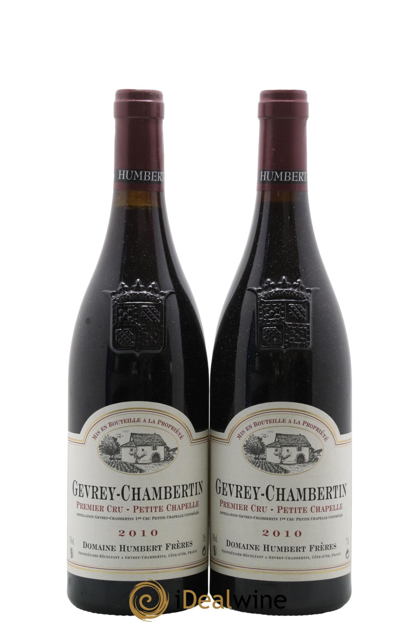 Gevrey-Chambertin 1er Cru Petite Chapelle Humbert (Domaine) 2010 - Lot de 2 bouteilles - 0