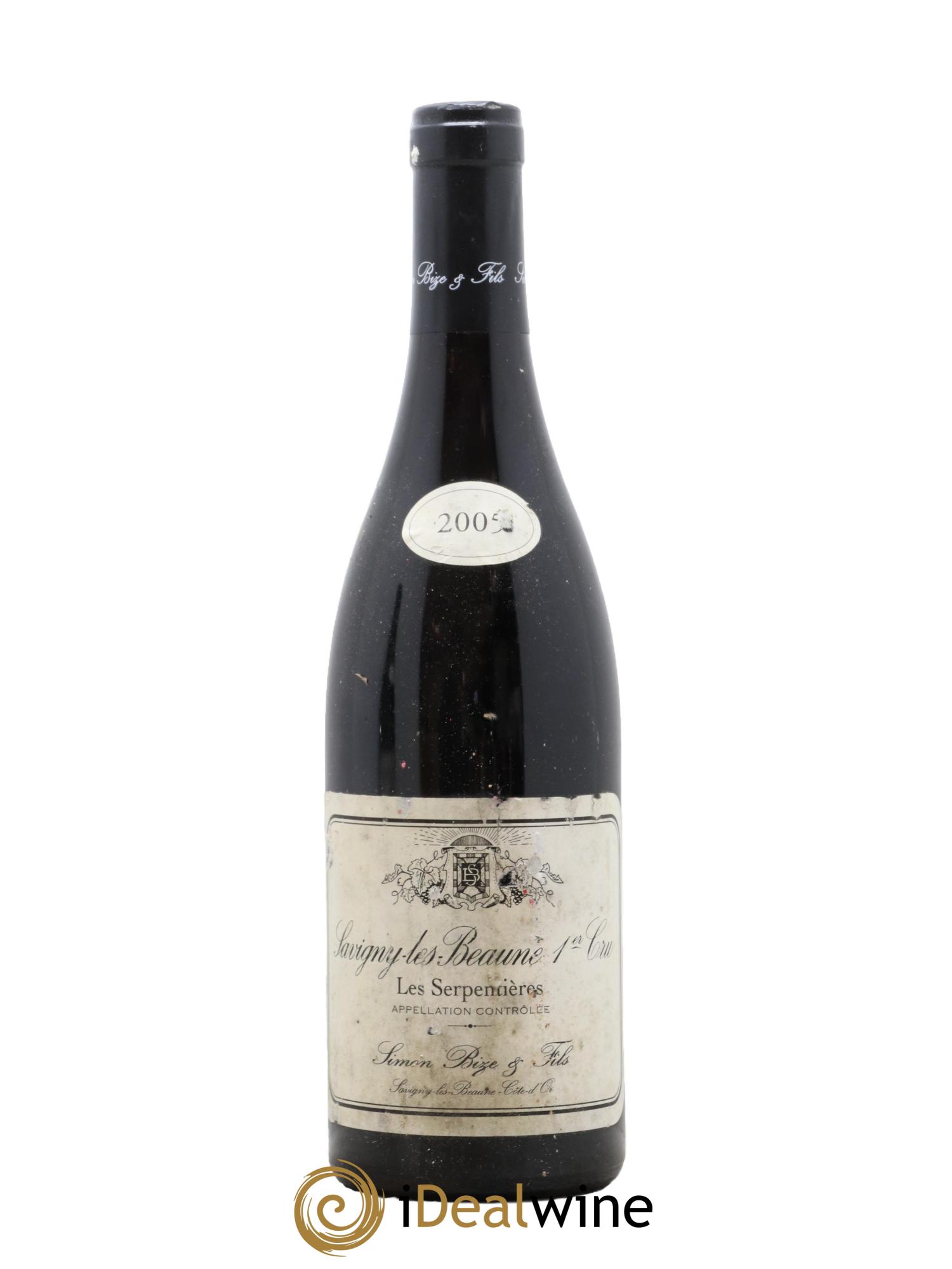 Savigny-lès-Beaune 1er Cru Les Serpentières Simon Bize & Fils 2005 - Lot de 1 bouteille - 0