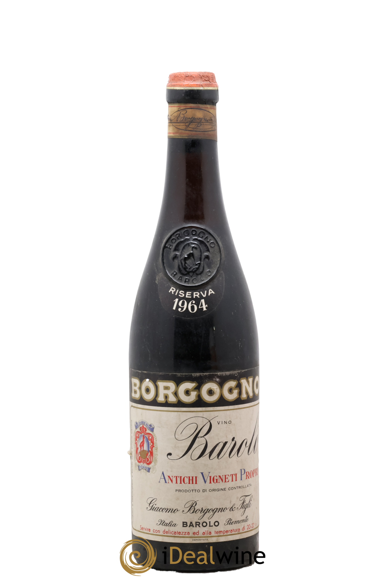 Barolo DOCG Riserva Giacomo Borgogno 1964 - Posten von 1 Flasche - 0