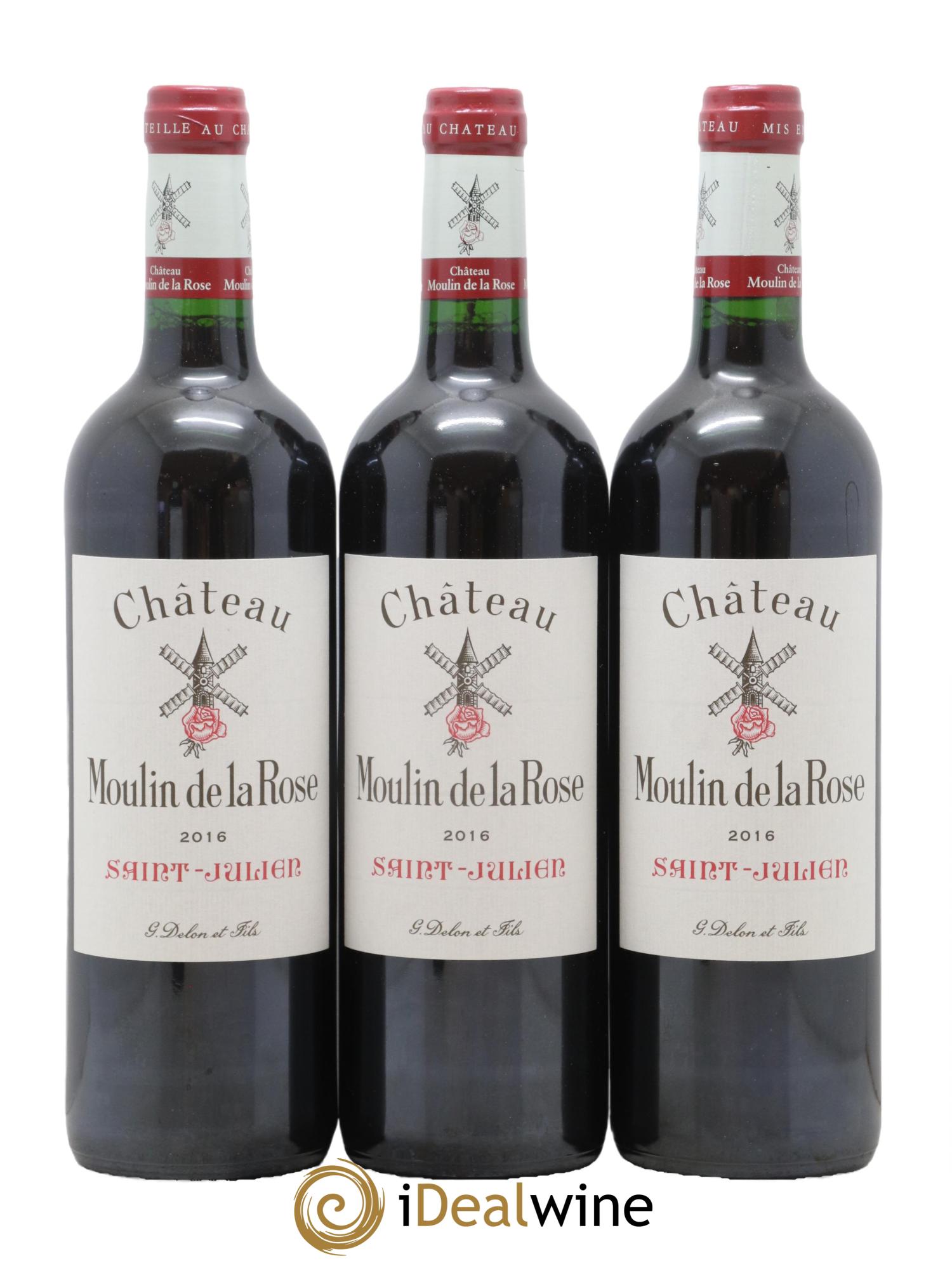 Château Moulin de la Rose Cru Bourgeois 2016 - Lot de 12 bouteilles - 1