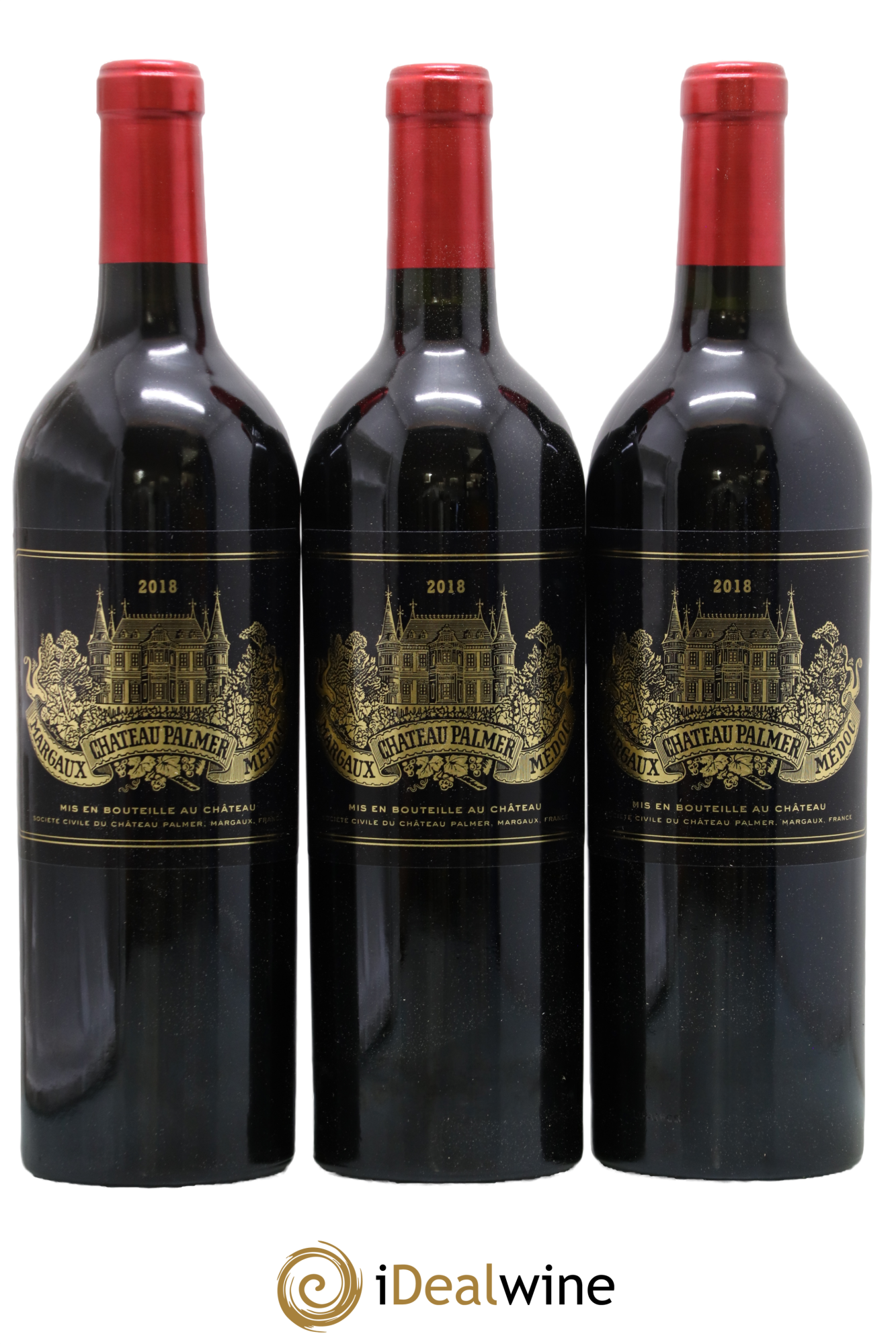 Château Palmer 3ème Grand Cru Classé 2018 - Lot de 3 bouteilles - 0