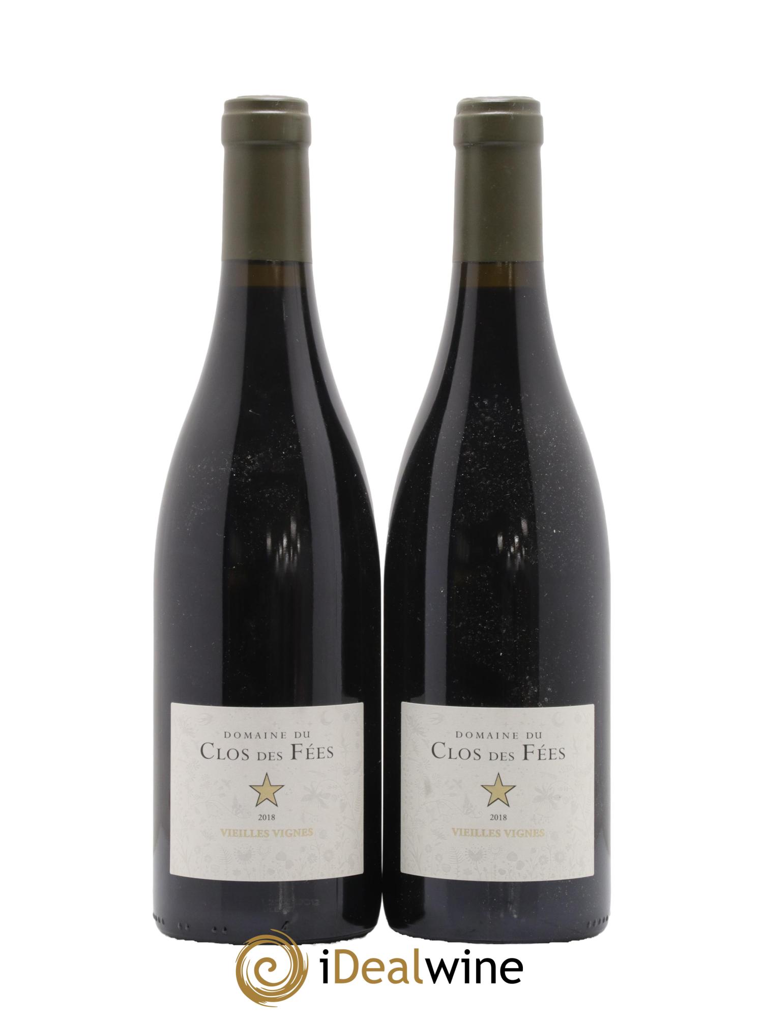 Côtes du Roussillon Villages Clos des Fées Vieilles vignes Hervé Bizeul 2018 - Lot de 2 bouteilles - 0