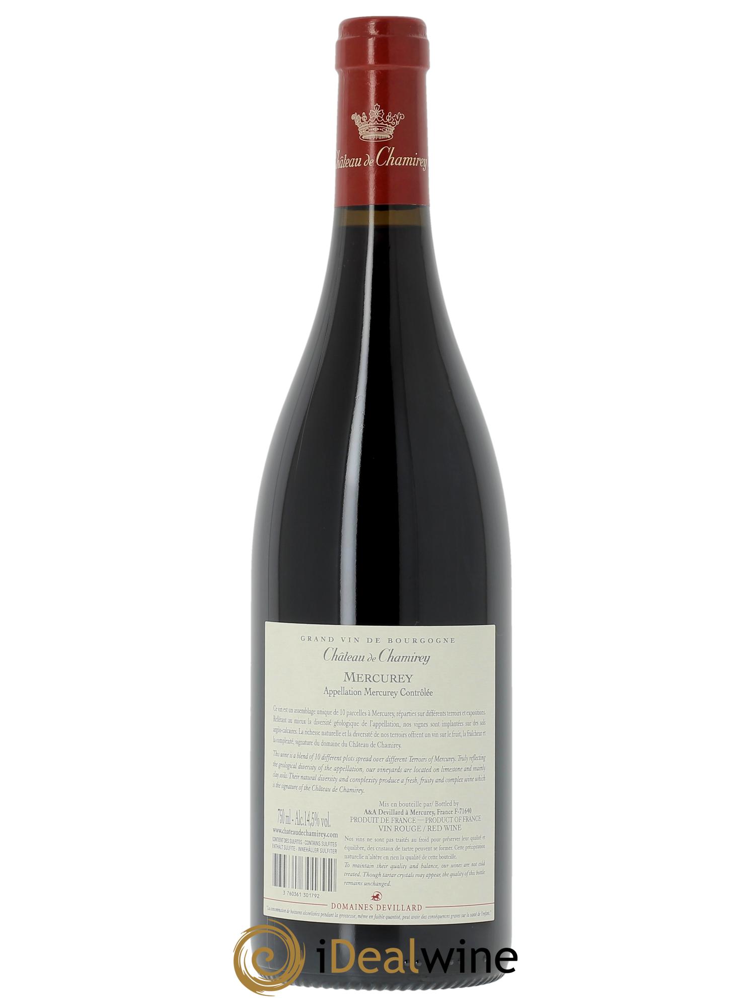 Mercurey Château de Chamirey  2023 - Lot of 1 bottle - 1