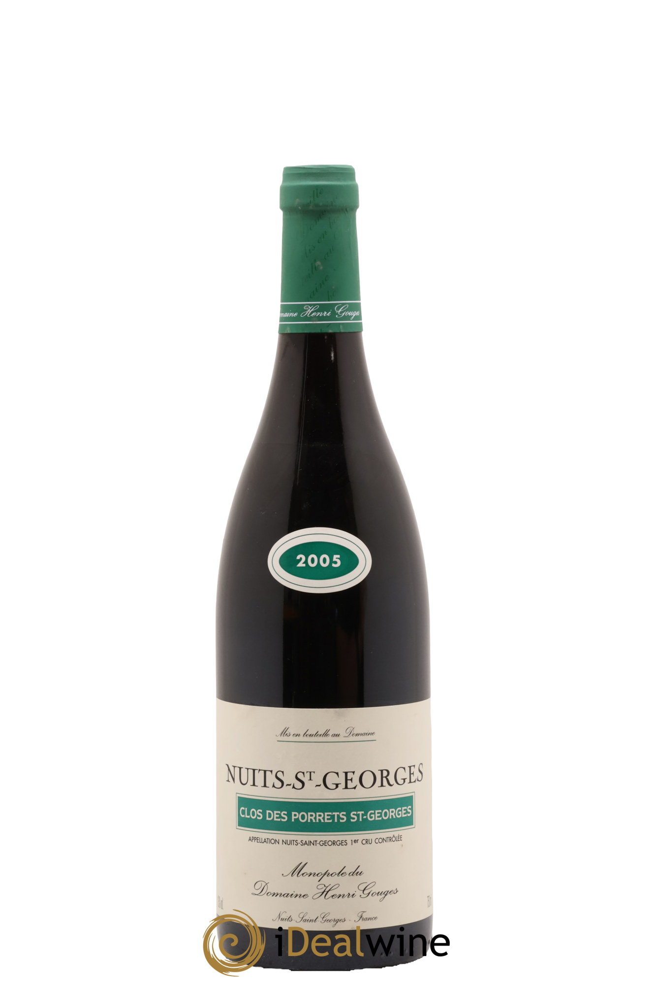 Nuits-Saint-Georges 1er Cru Clos des Porrets St Georges Henri Gouges 2005 - Lot de 1 bouteille - 0