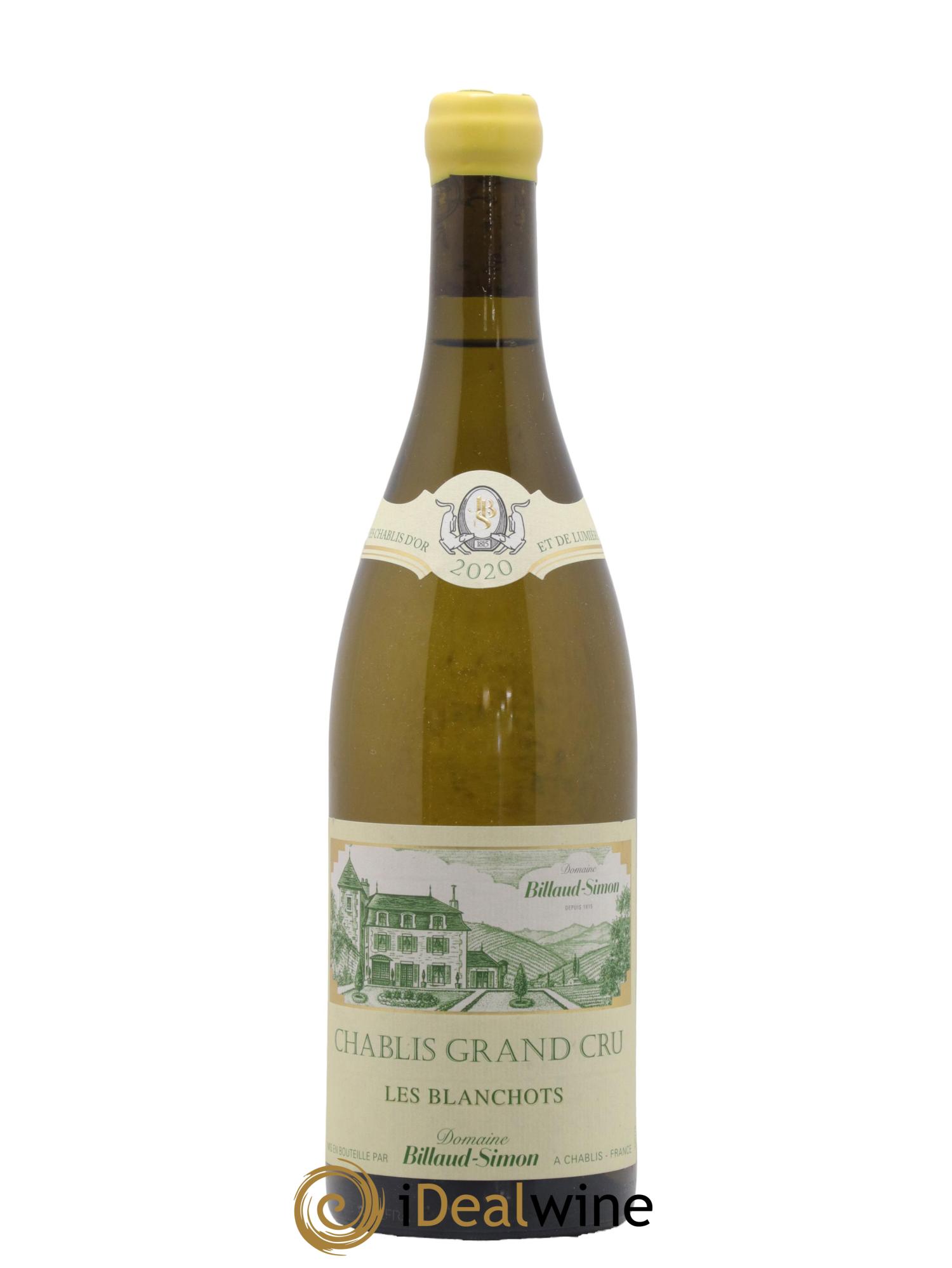 Chablis Grand Cru Blanchot Samuel Billaud Les Blanchots Billaud-Simon 2020 - Lot de 1 bouteille - 0