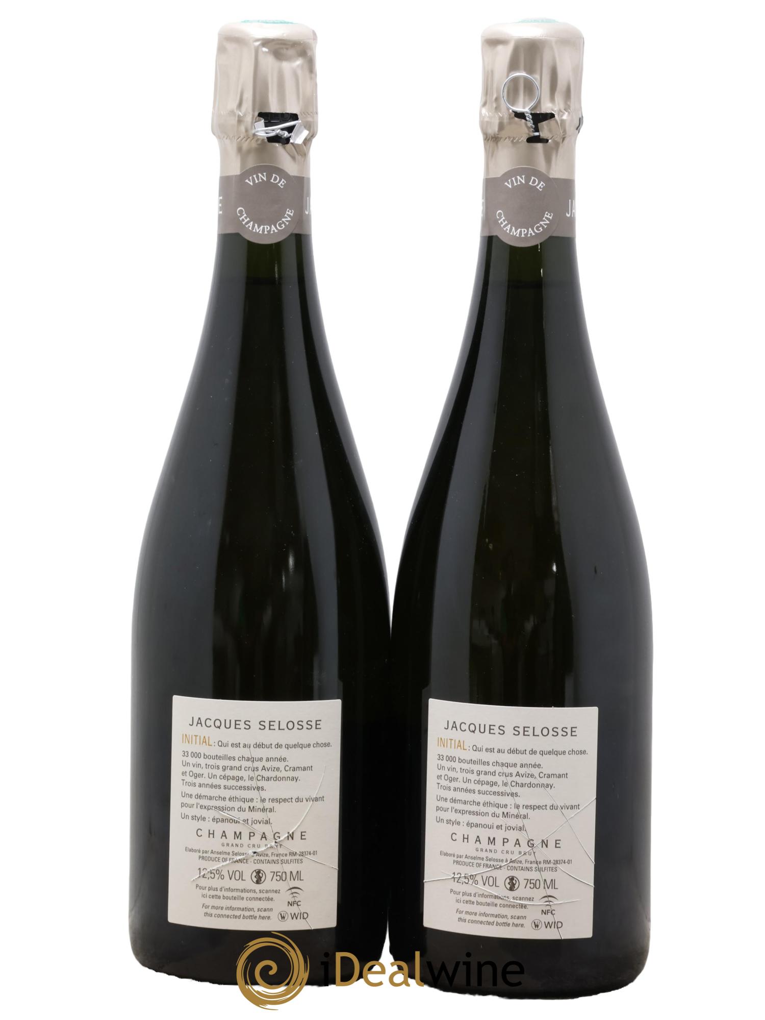 Initial Brut Jacques Selosse - Lotto di 2 bottiglie - 1