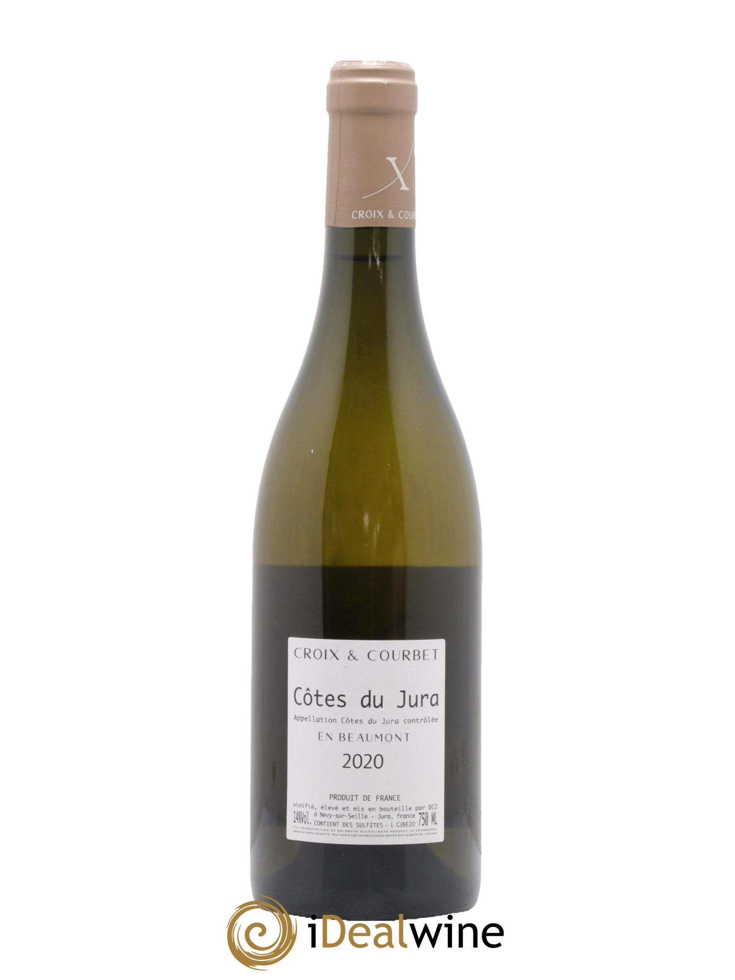 Côtes du Jura En Beaumont Croix & Courbet  2020 - Lot de 1 bouteille - 1