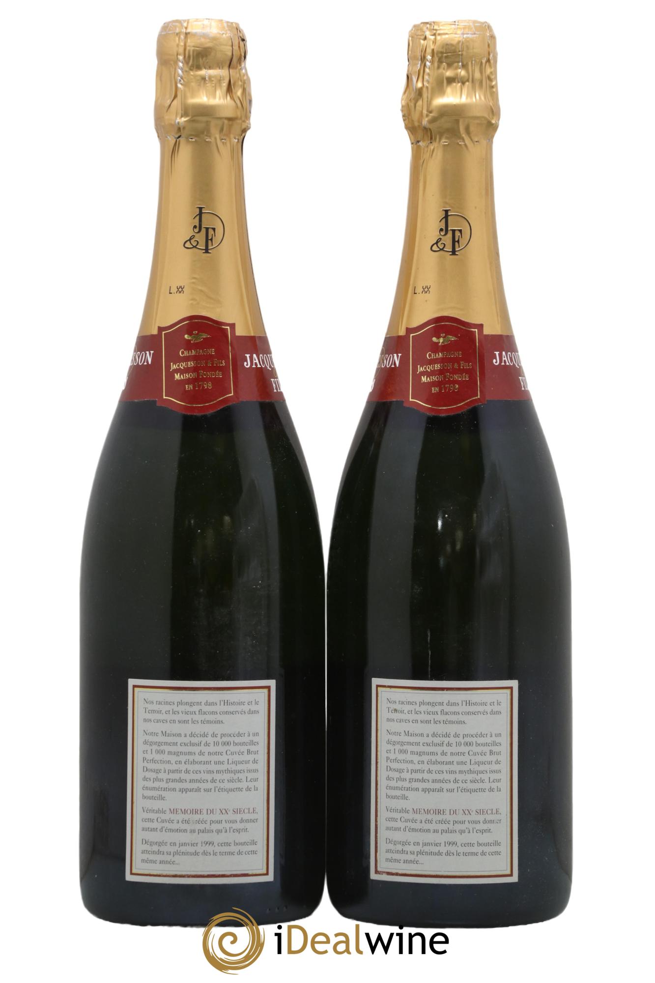 Champagne Mémoire du Xxème Jacquesson - Posten von 2 Flaschen - 1