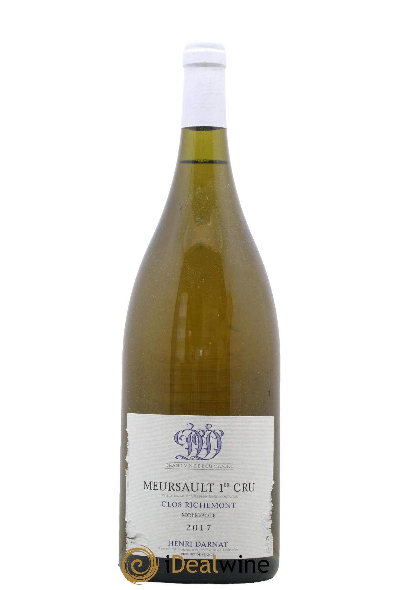 Meursault 1er Cru Clos Richemont Monopole Henri Darnat 2017 - Posten von 1 Magnum - 0
