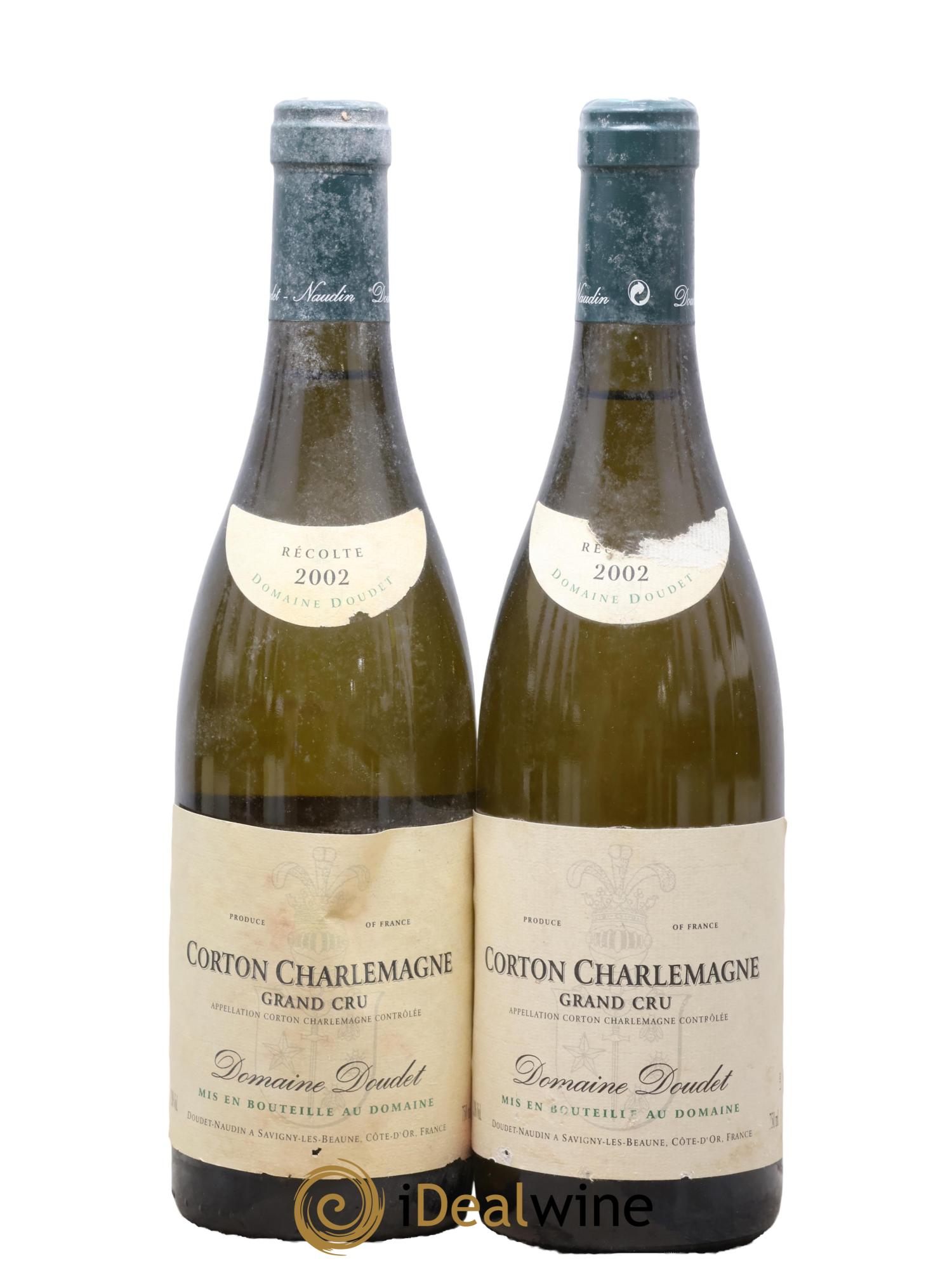 Corton-Charlemagne Grand Cru Doudet-Naudin 2002 - Lot of 2 bottles - 0