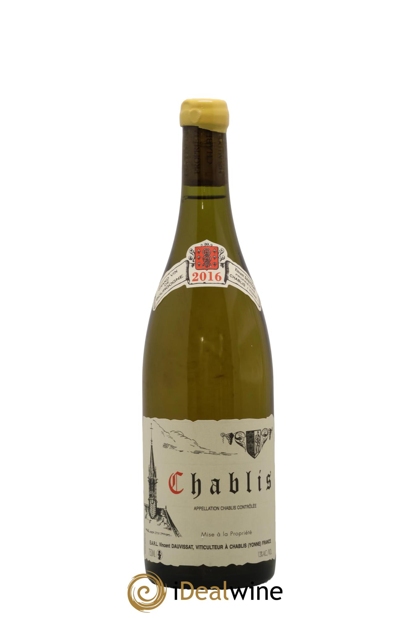 Chablis Vincent Dauvissat (Domaine) 2016 - Posten von 1 Flasche - 0