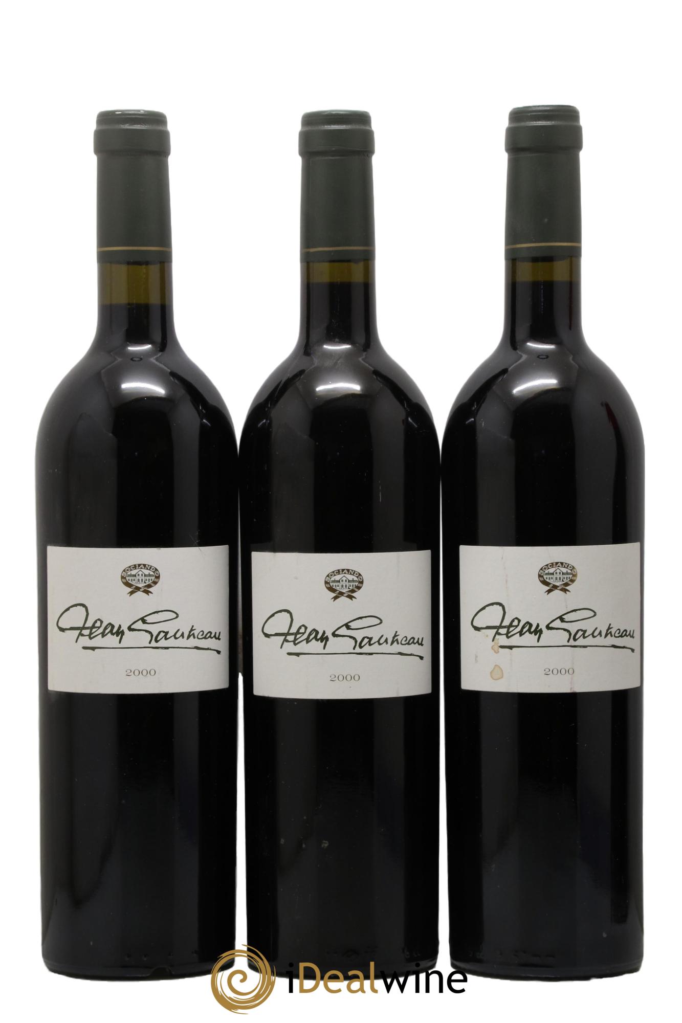 Château Sociando Mallet - Cuvée Jean Gautreau 2000 - Lot de 3 bouteilles - 0